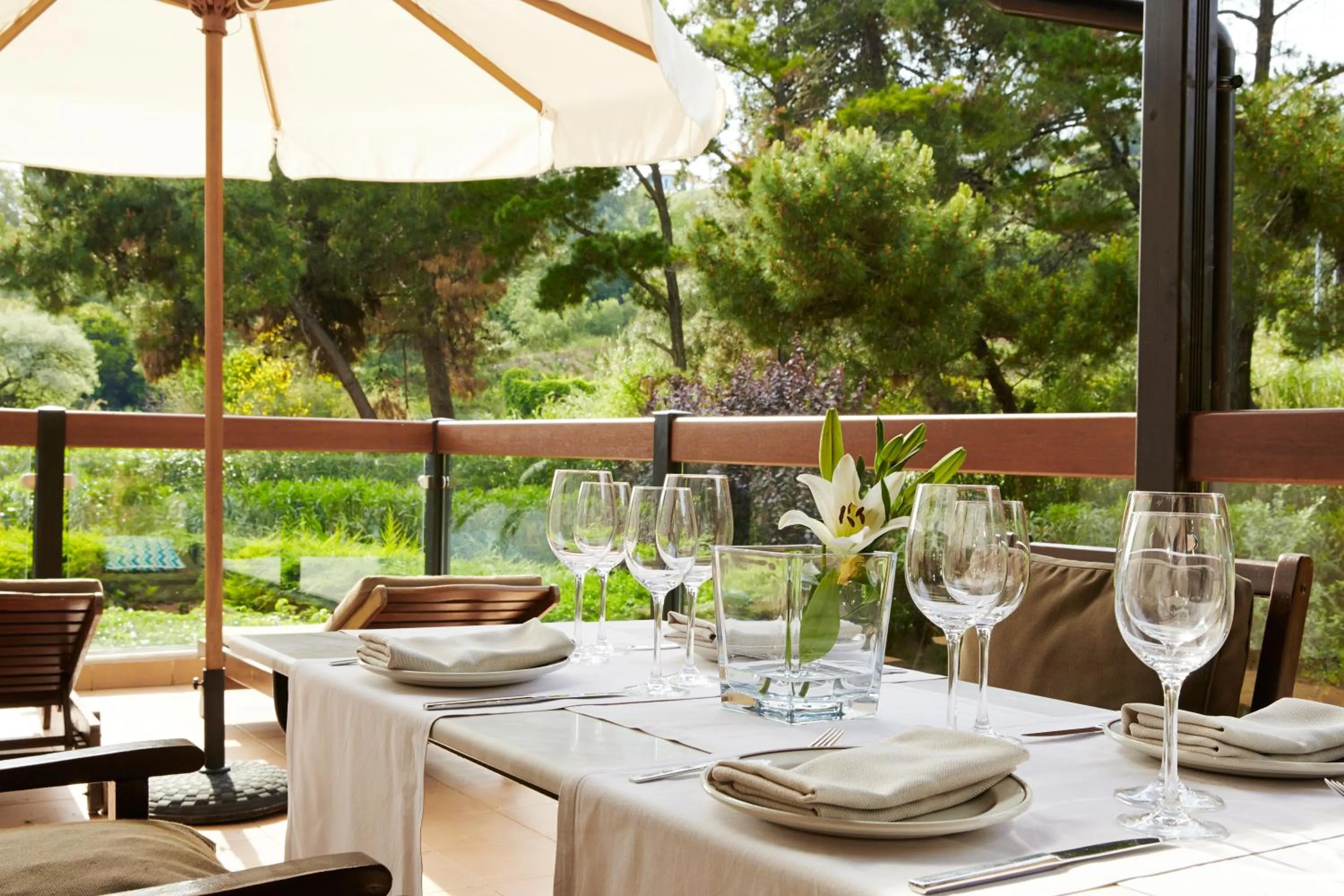 Patio in Eagles Palace - Small Luxury Hotels of the World