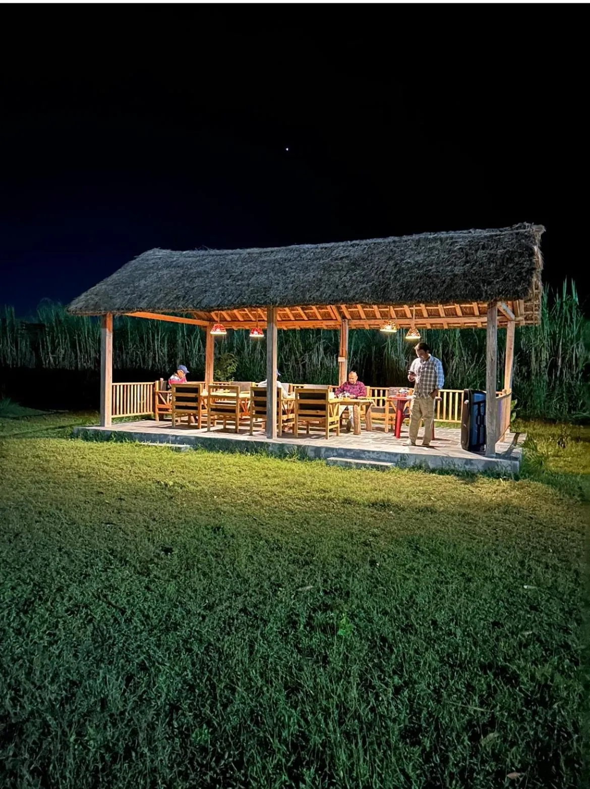 Seating area in Tiger Wildlife Resort