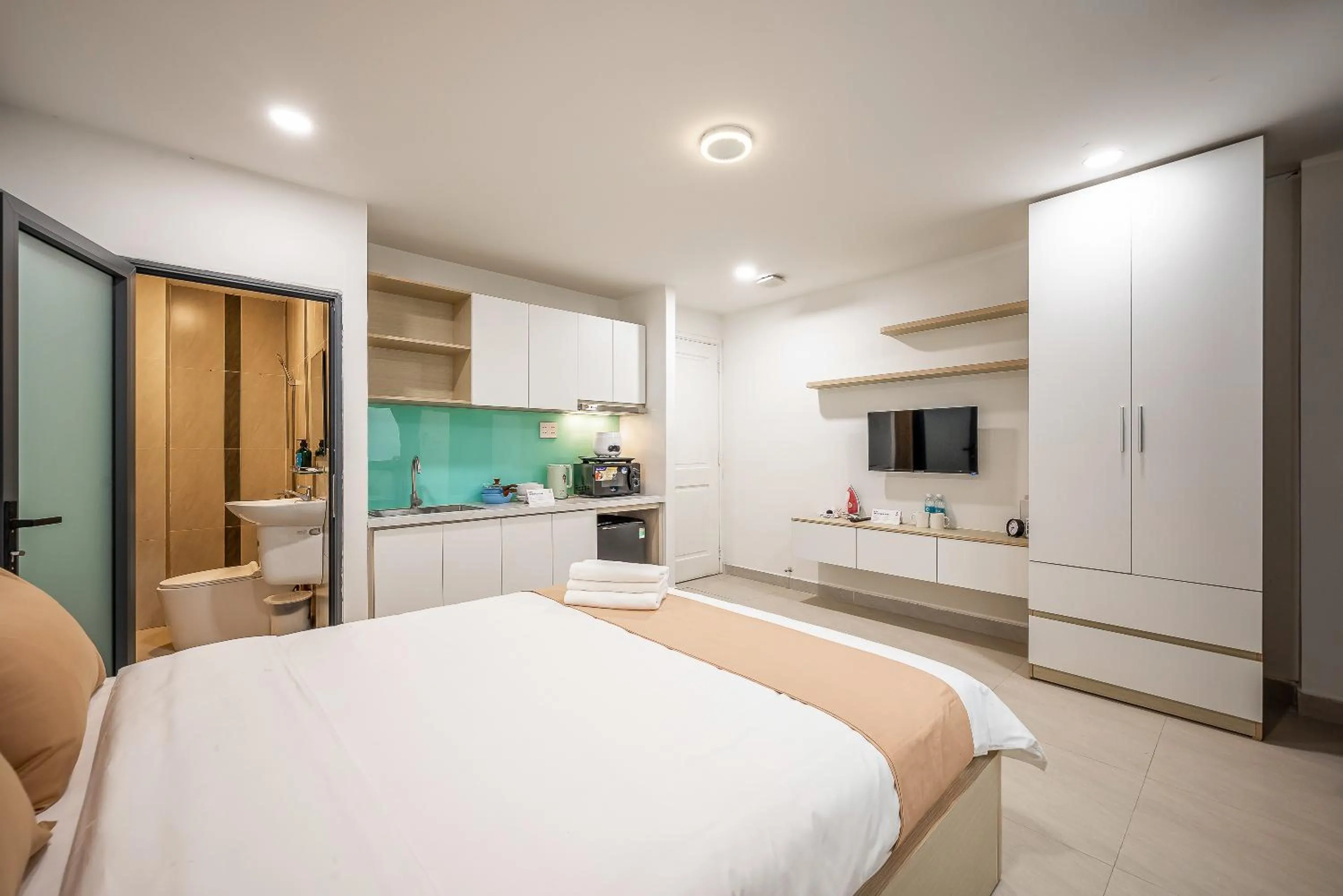 Bed in Cozrum Homes - Coraline House