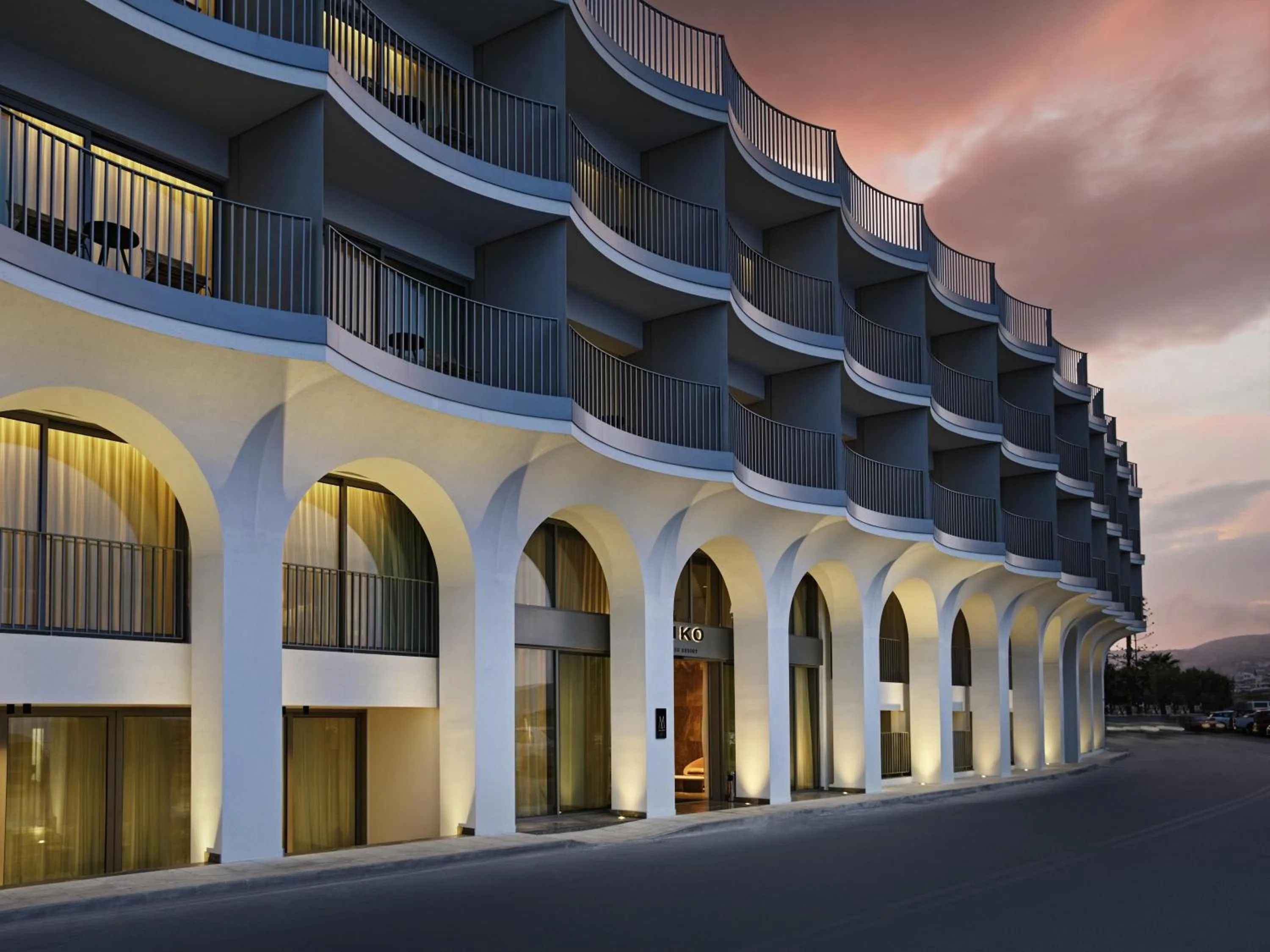 Property building in NIKO Seaside Resort MGallery