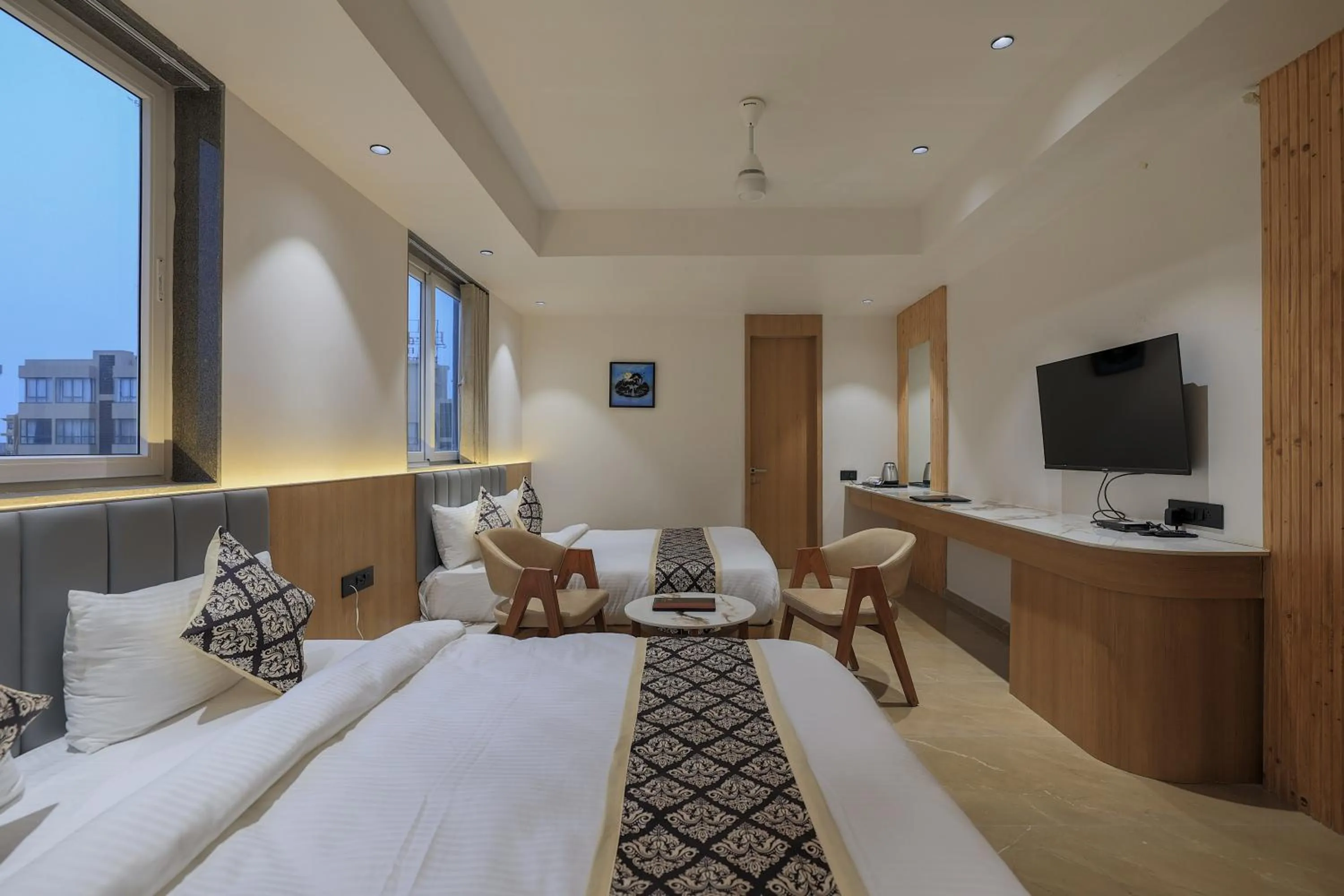 Bed in Hotel Aditya Mansingh Inn