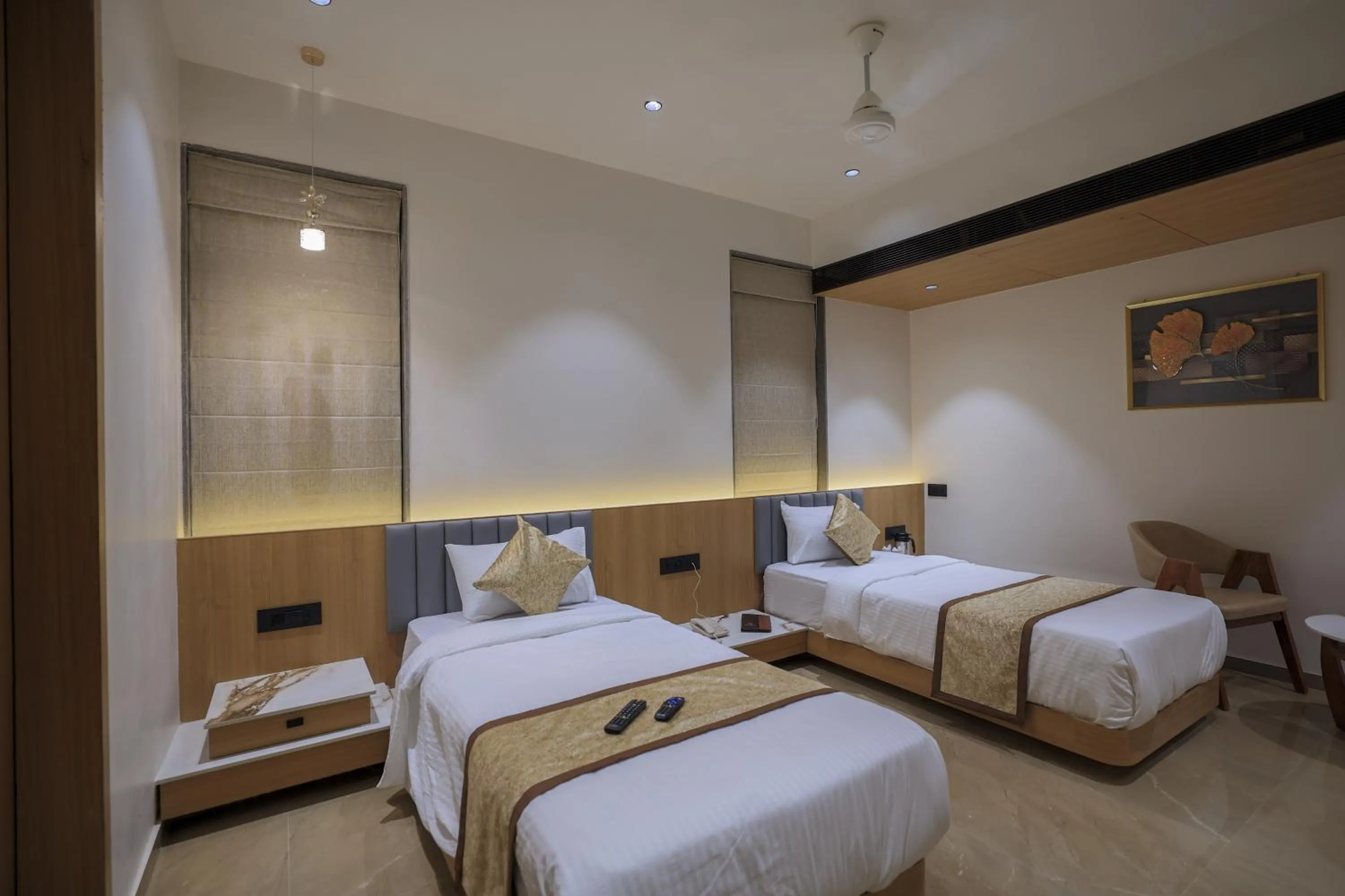 Bed in Hotel Aditya Mansingh Inn