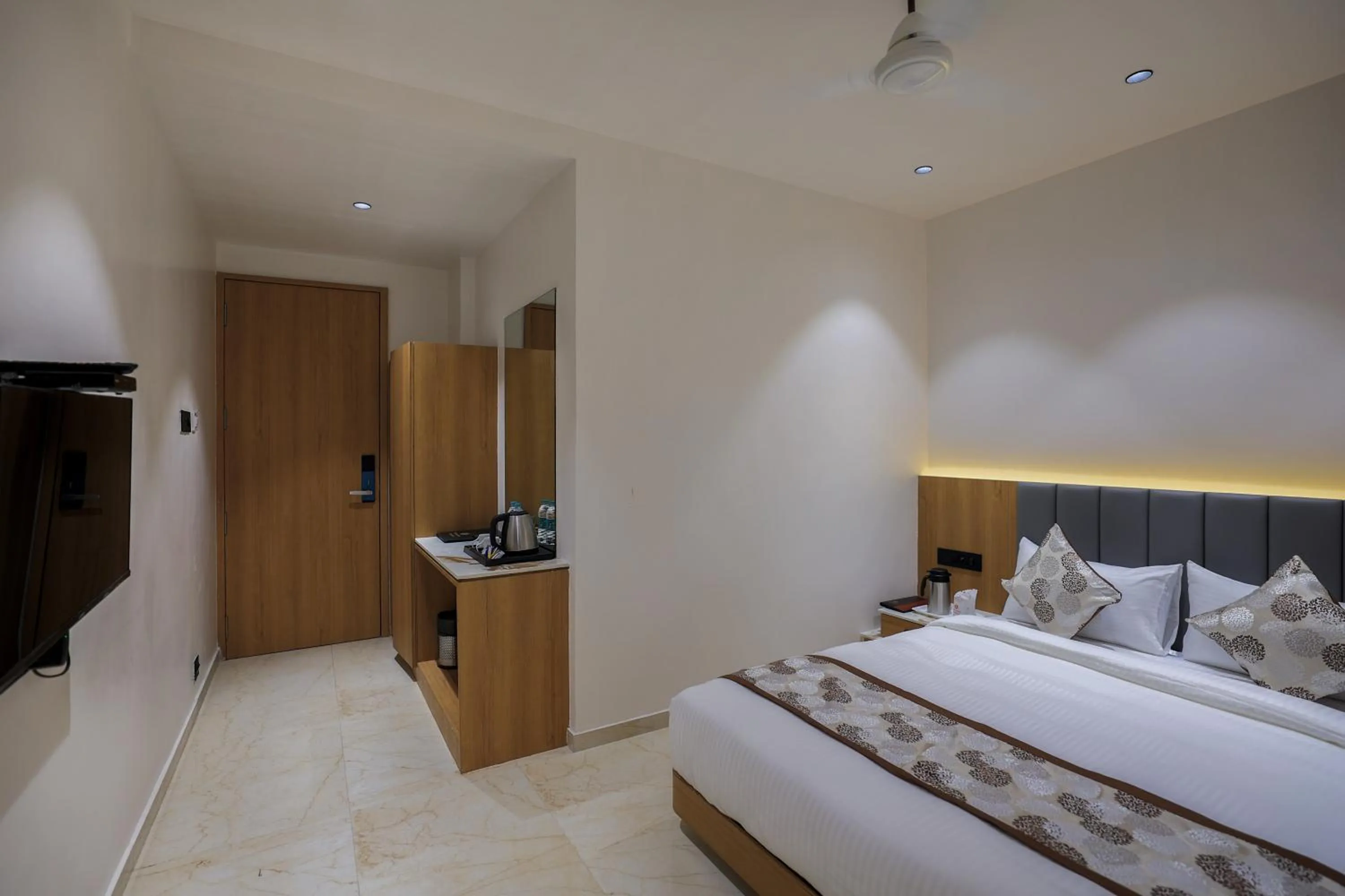 Bed in Hotel Aditya Mansingh Inn