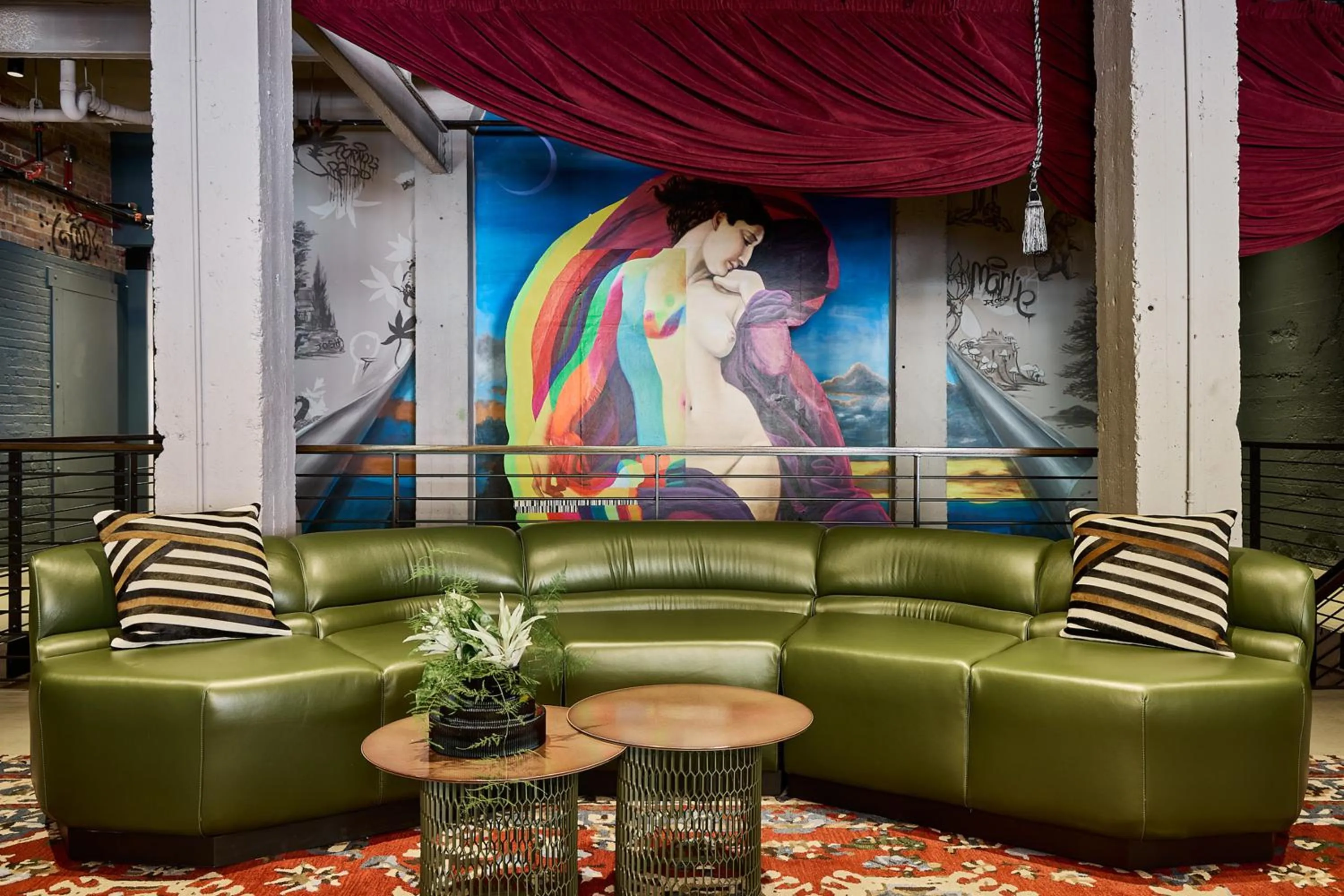 Lobby or reception in The Radical Asheville, Tapestry Collection by Hilton