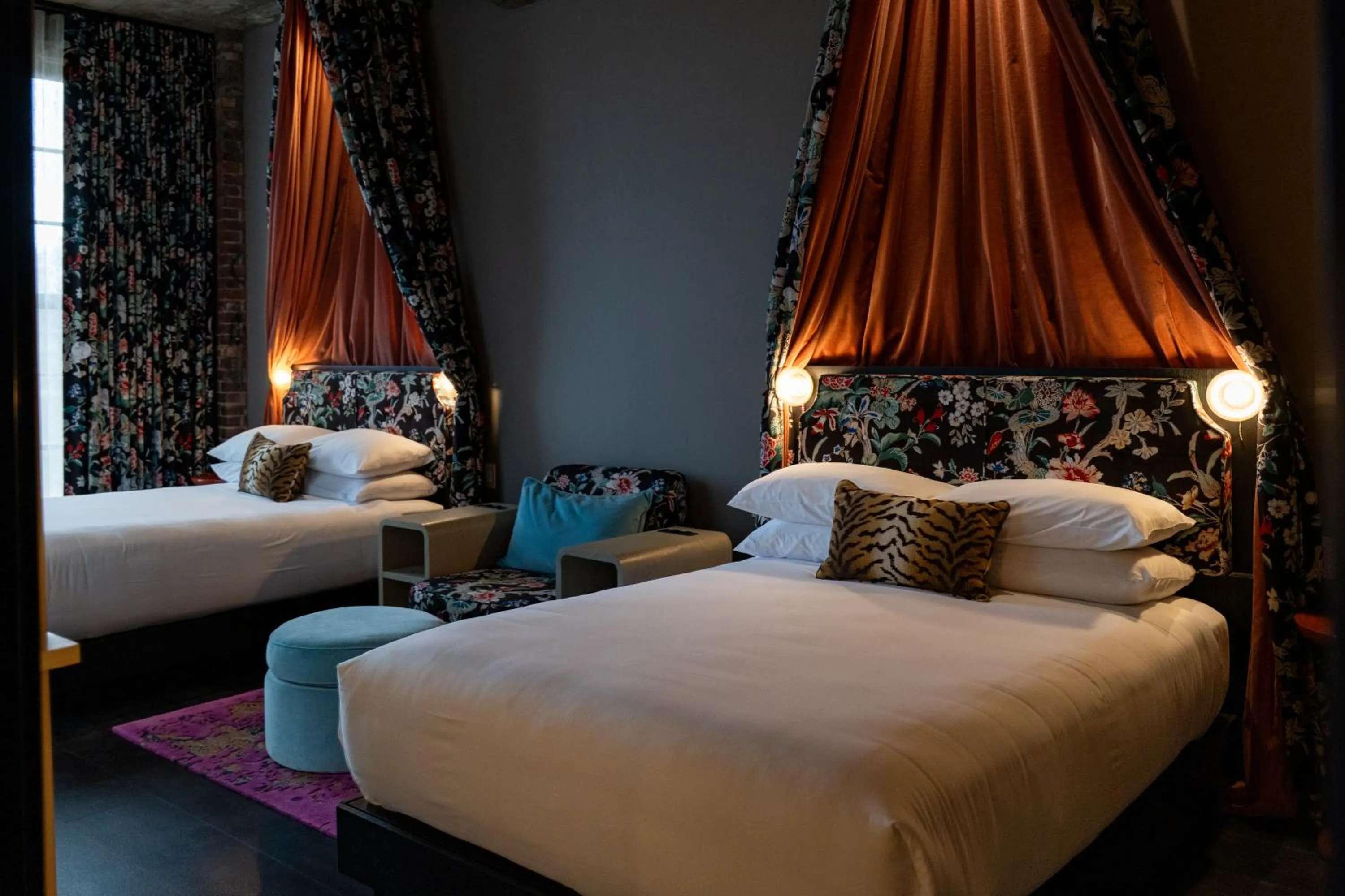 Bed in The Radical Asheville, Tapestry Collection by Hilton