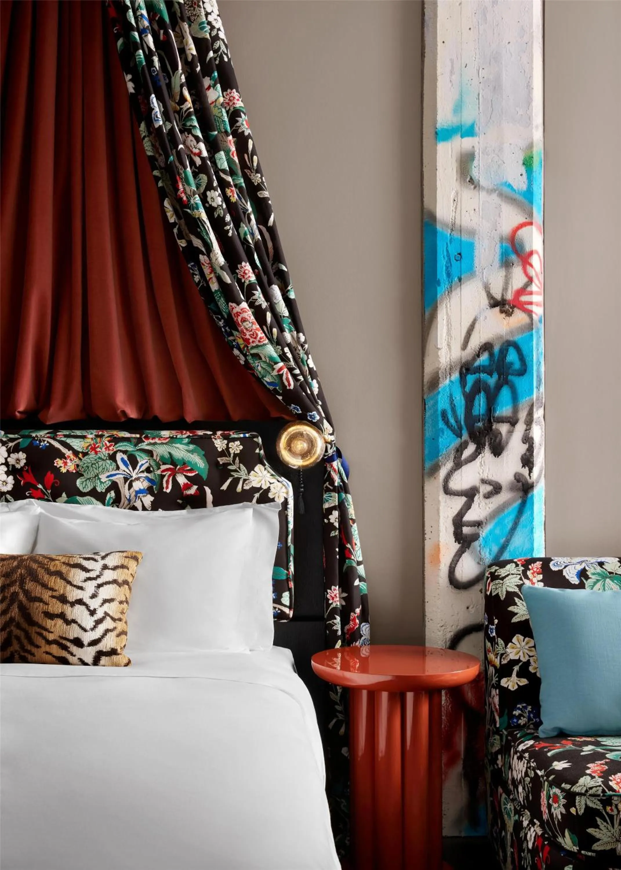 Bed in The Radical Asheville, Tapestry Collection by Hilton
