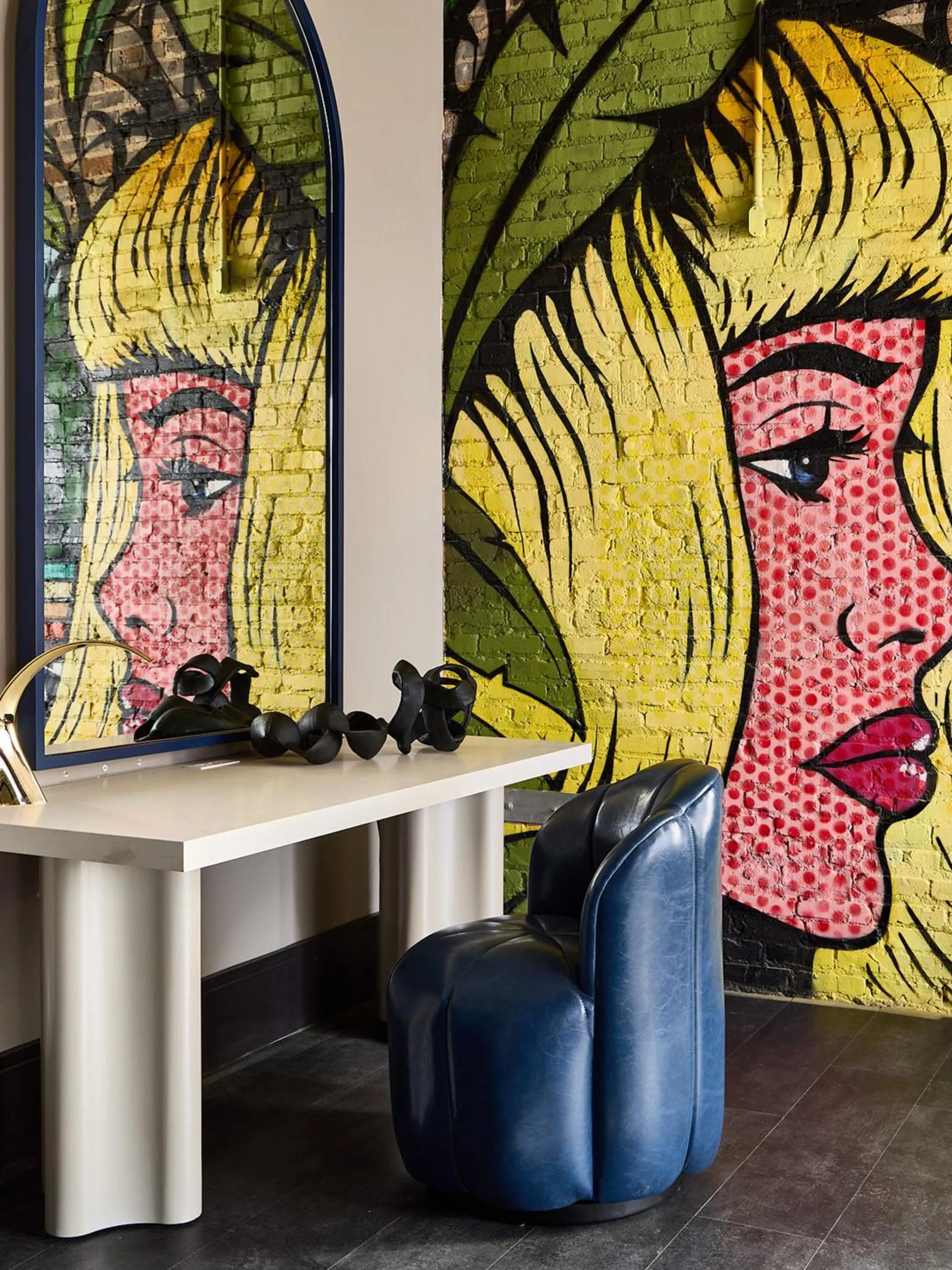 Bedroom in The Radical Asheville, Tapestry Collection by Hilton