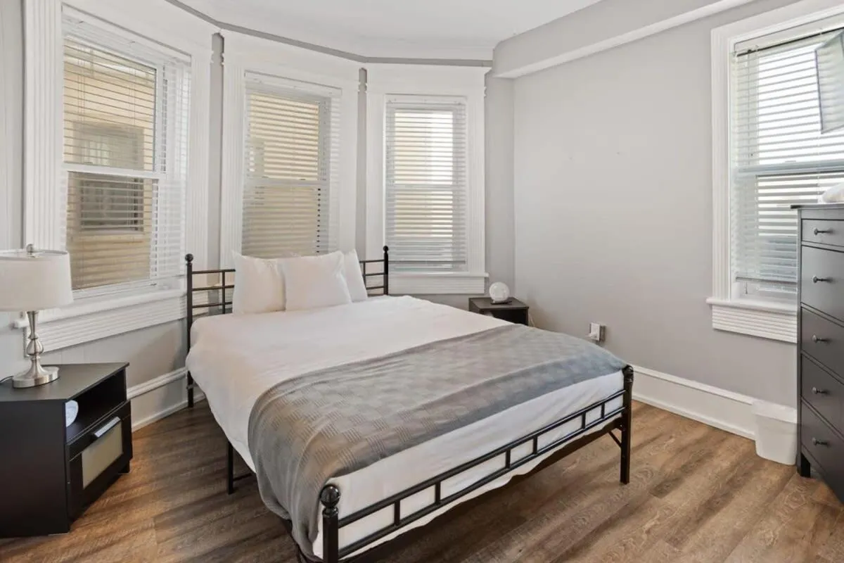 Bed in Luxurious 8BR Beach Duplex w Ocean Views