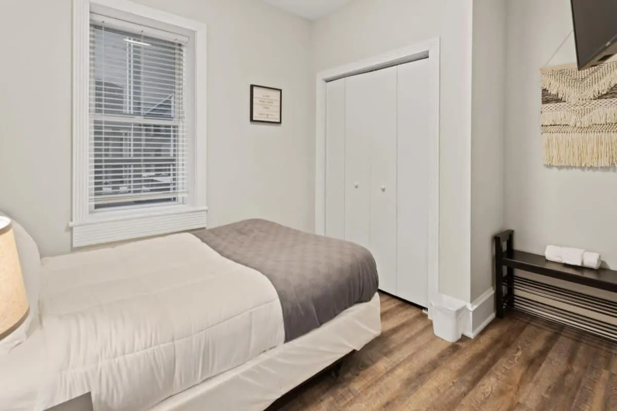 Bed in Luxurious 8BR Beach Duplex w Ocean Views