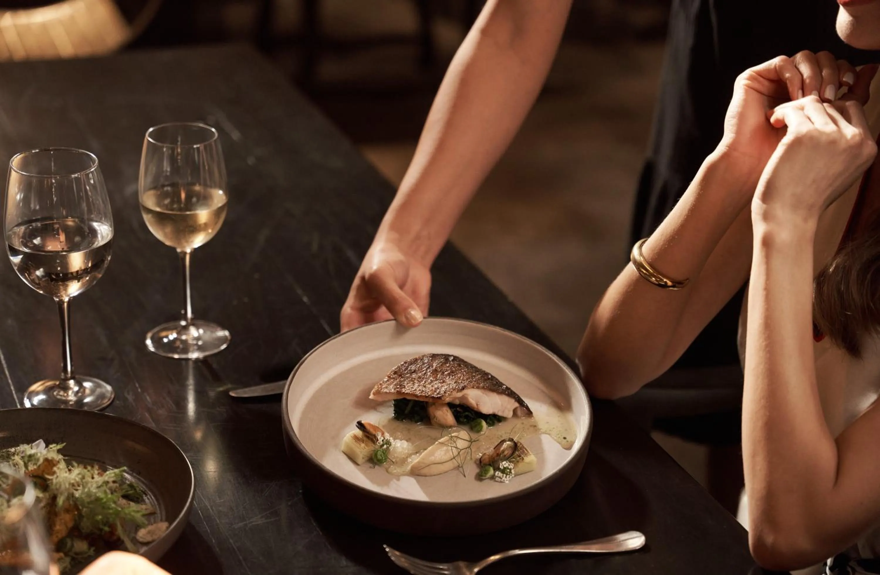 Restaurant/places to eat in Vedema, a Luxury Collection Resort, Santorini