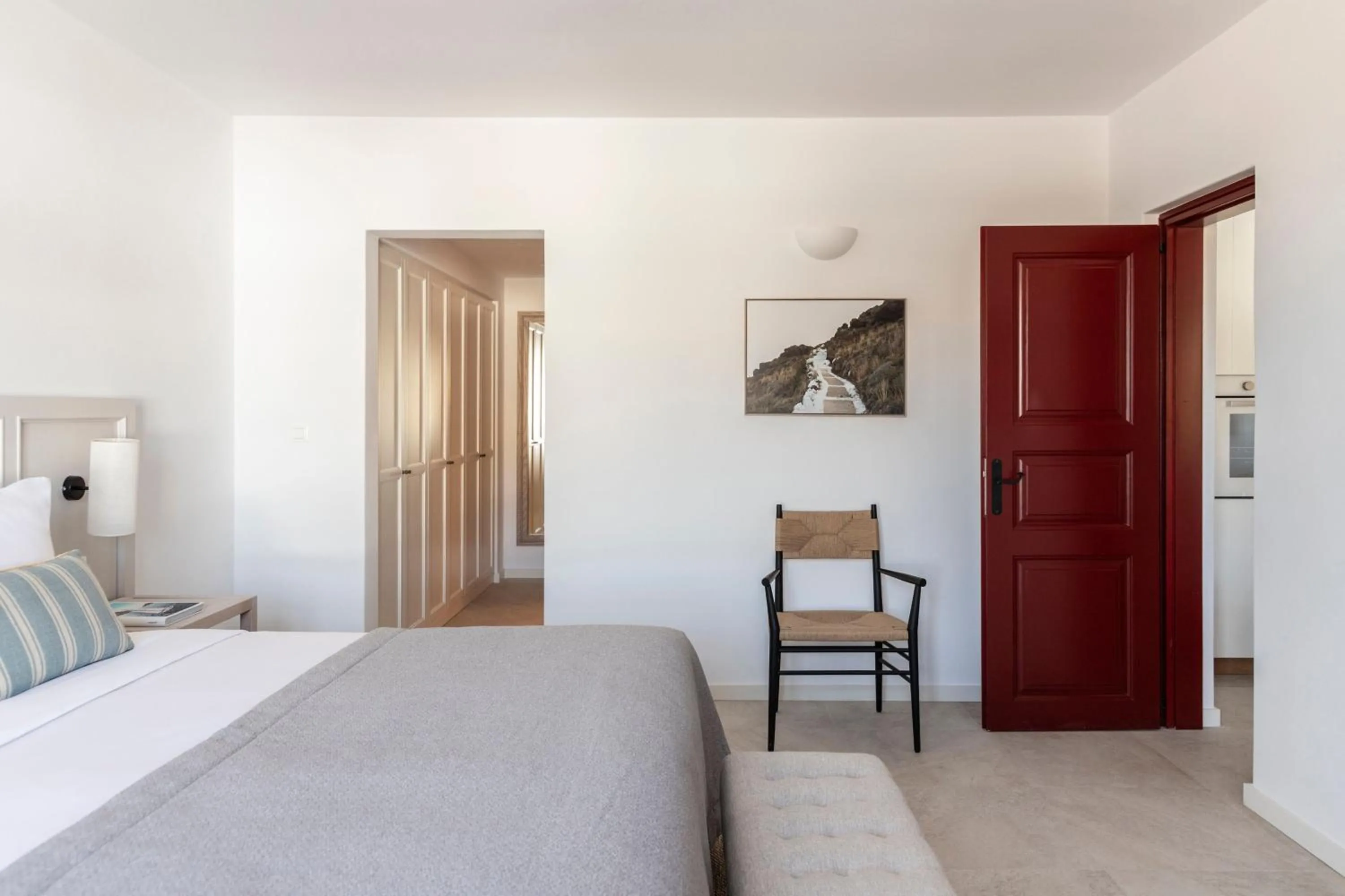 Bedroom, Bed in Vedema, a Luxury Collection Resort, Santorini