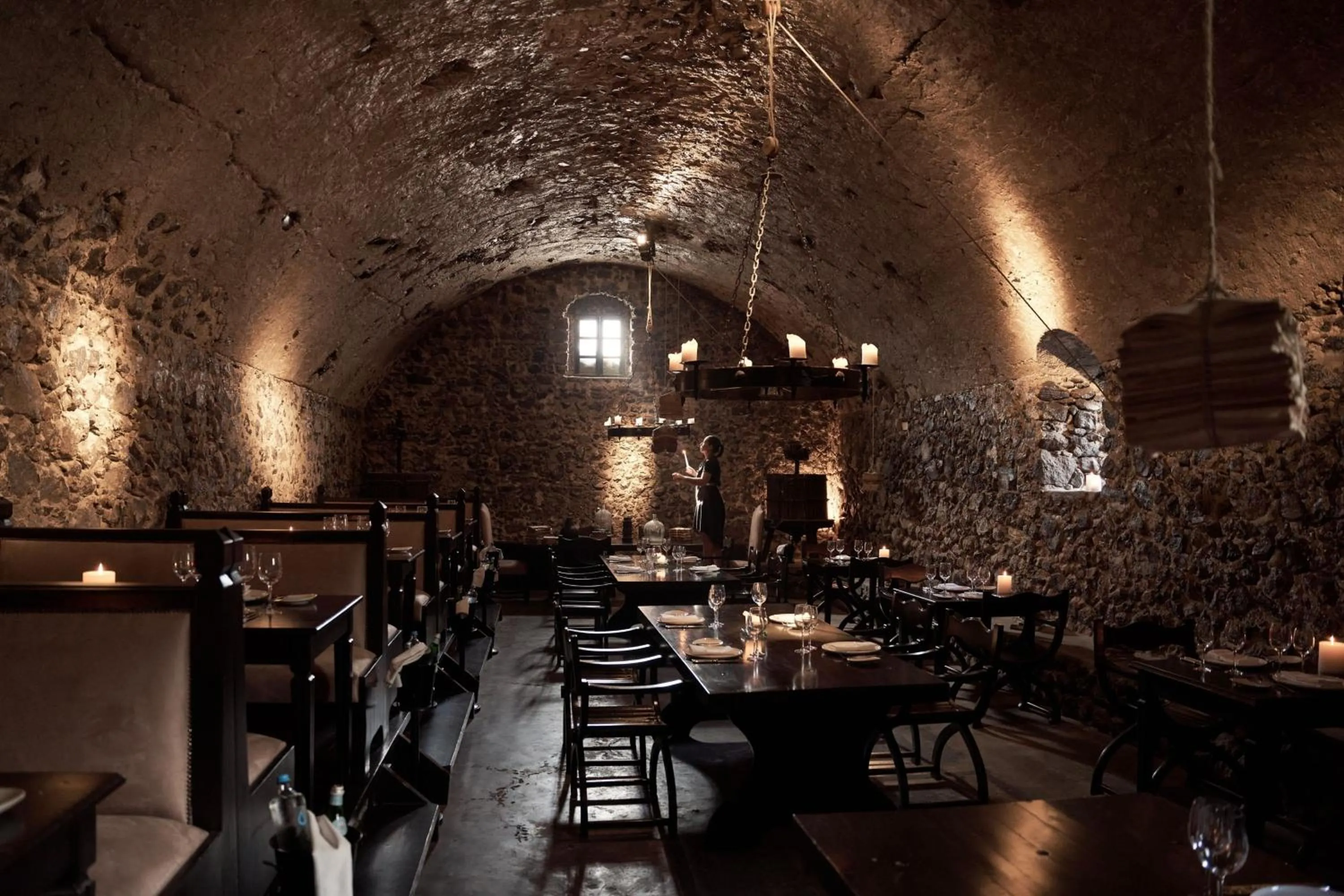 Restaurant/places to eat in Vedema, a Luxury Collection Resort, Santorini