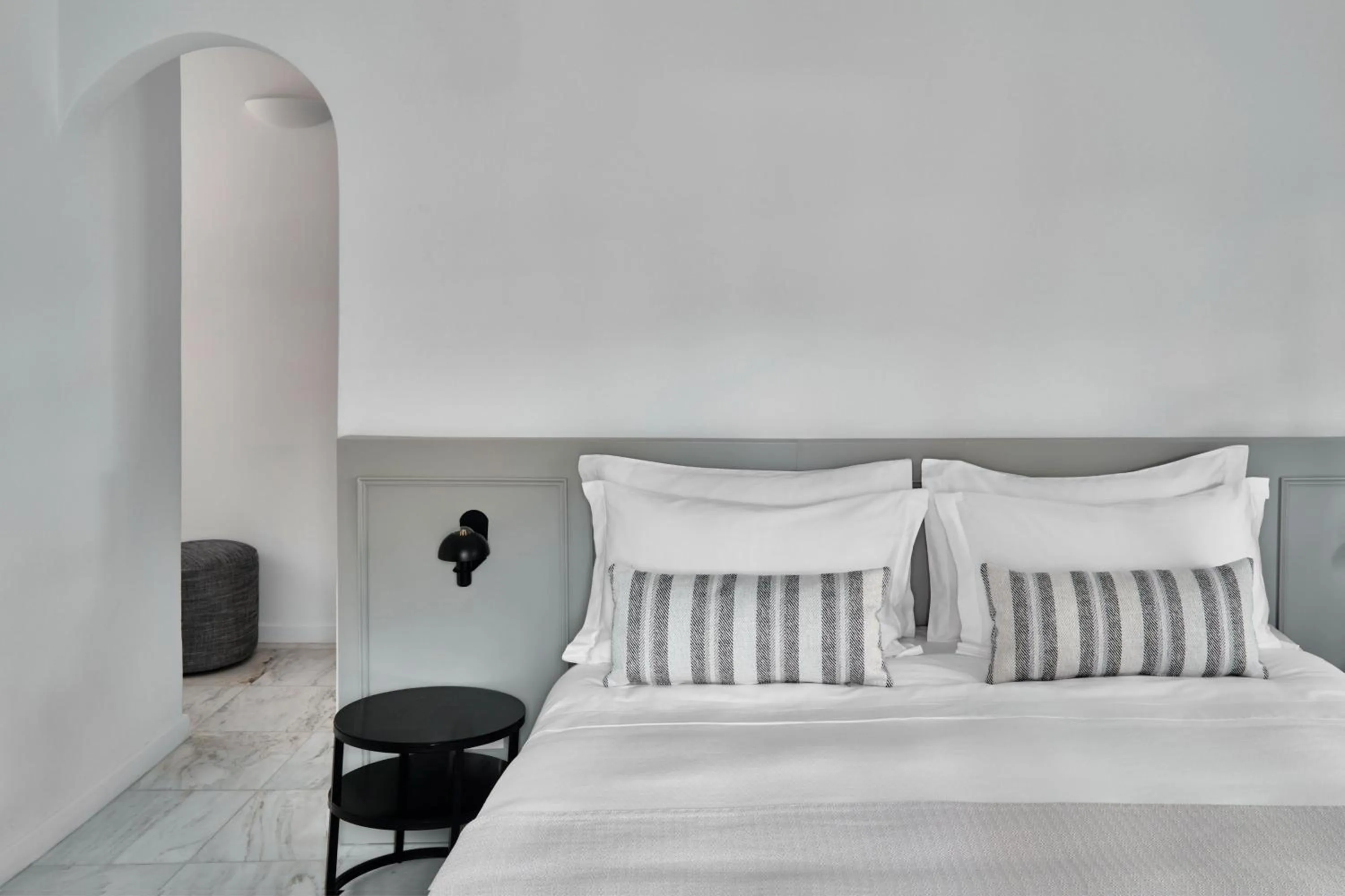 Bedroom, Bed in Vedema, a Luxury Collection Resort, Santorini