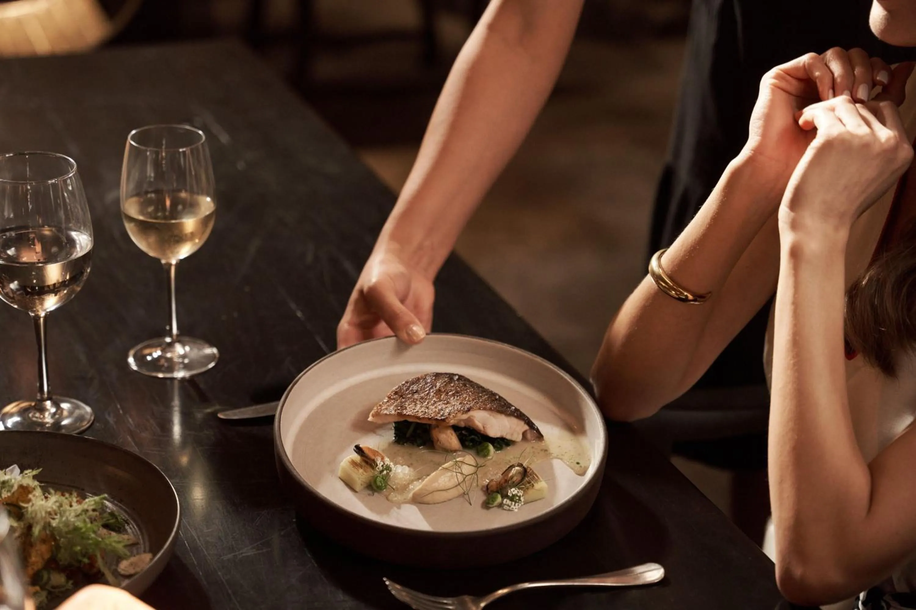 Restaurant/places to eat in Vedema, a Luxury Collection Resort, Santorini