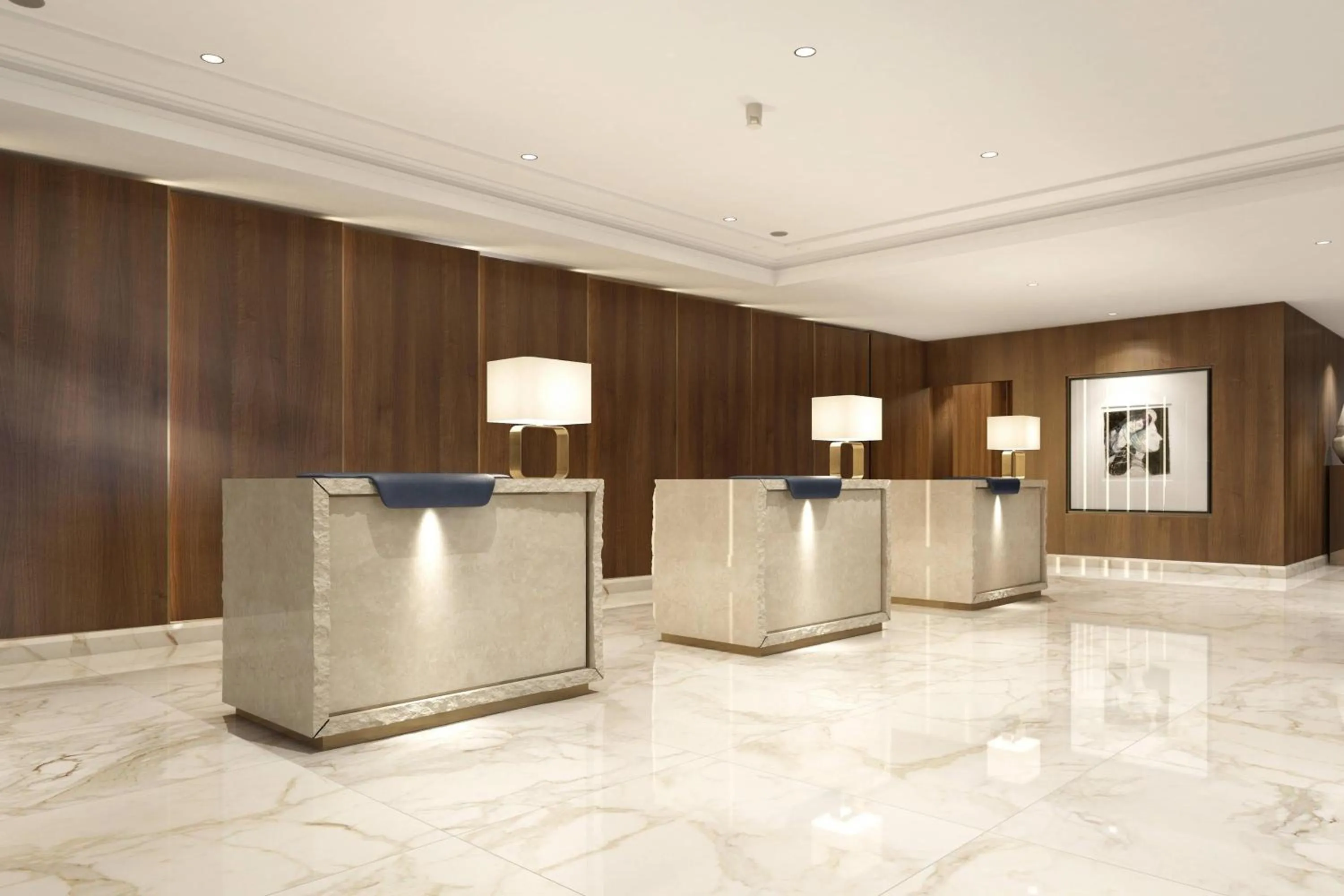 Lobby or reception in Athens Marriott Hotel