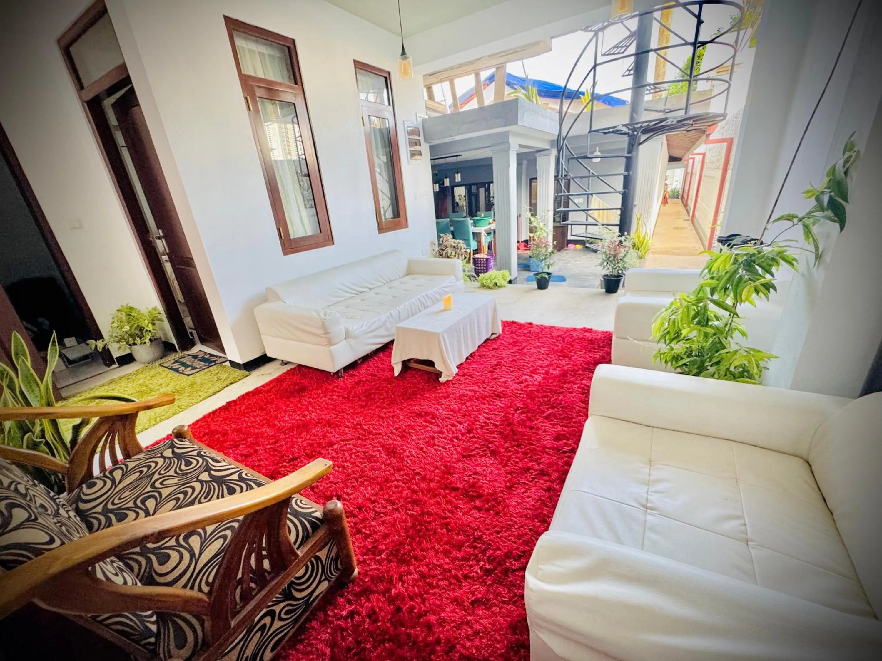 Seating area in Sea Breeze Guest House Negombo