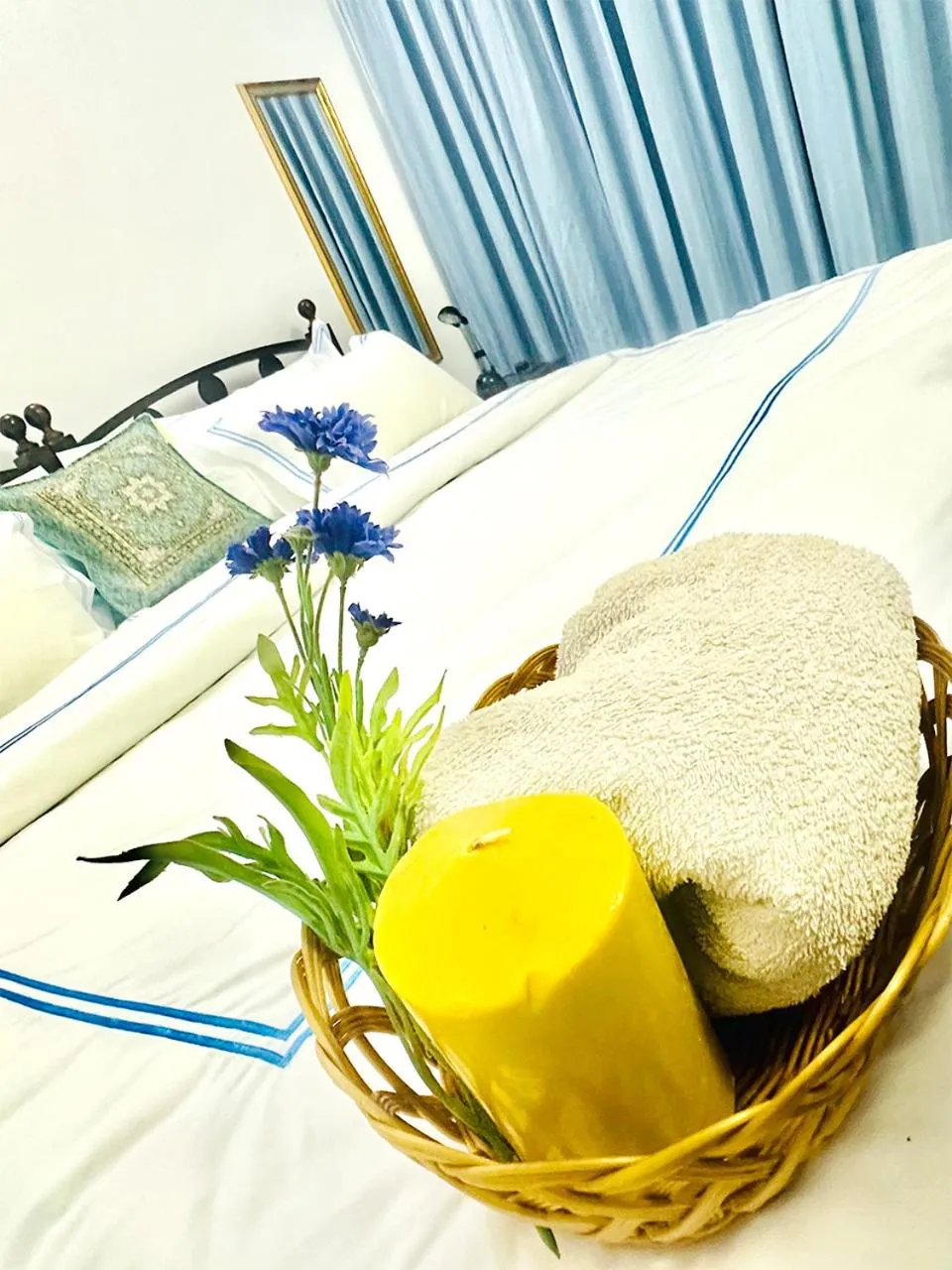 Bed in Sea Breeze Guest House Negombo