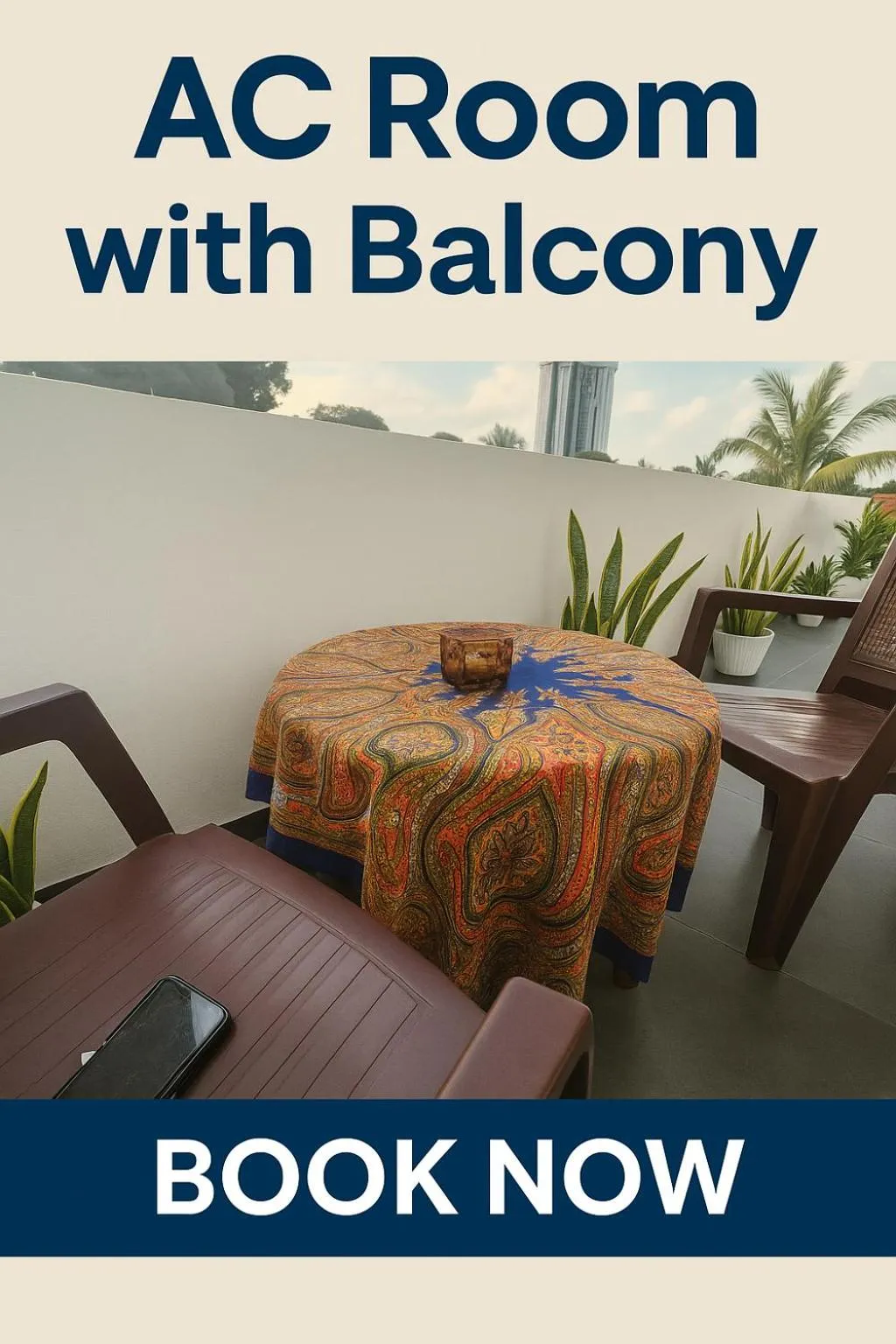 Balcony/Terrace in Sea Breeze Guest House Negombo