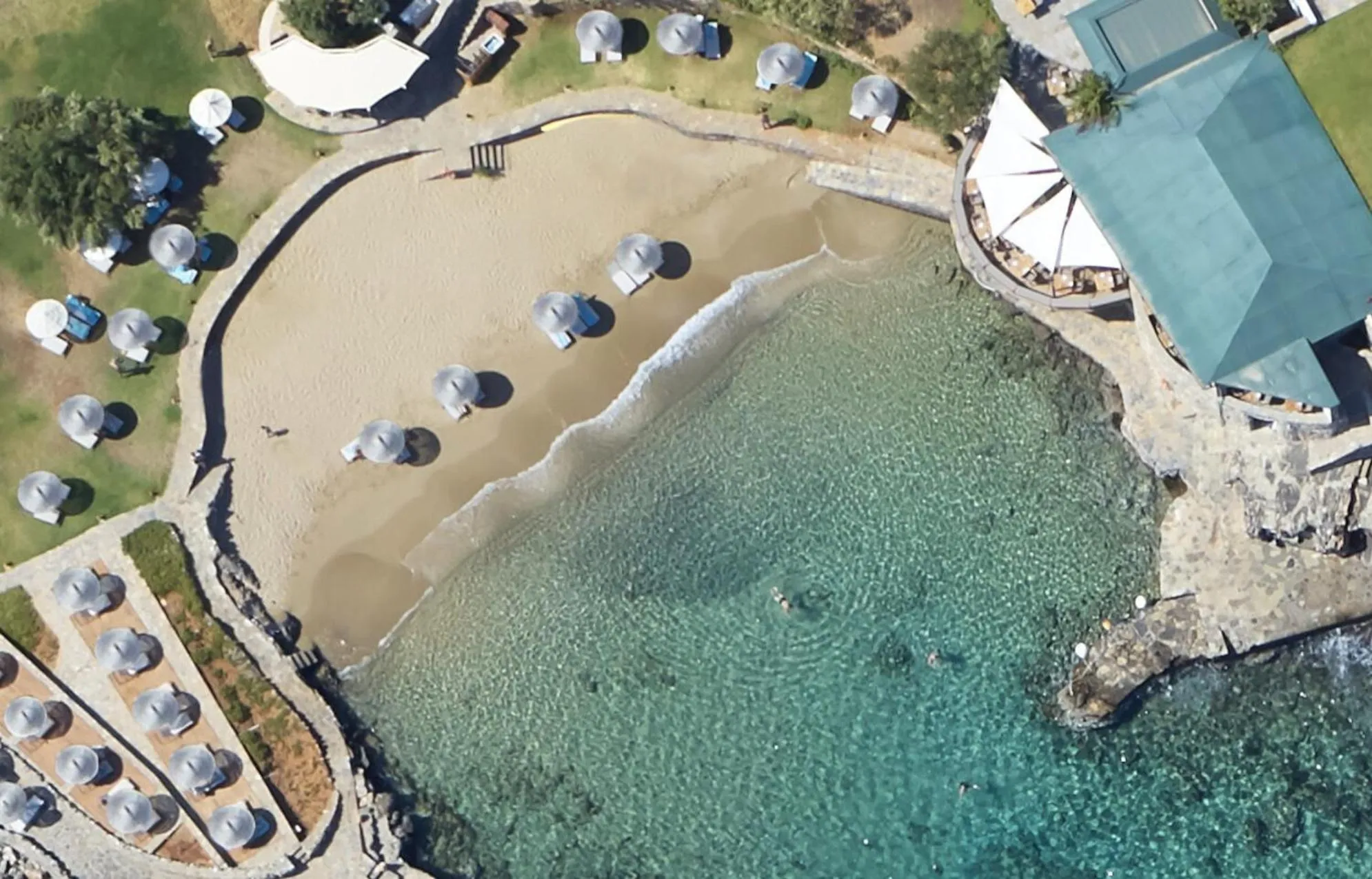 Beach in Elounda Mare Relais & Châteaux Hotel