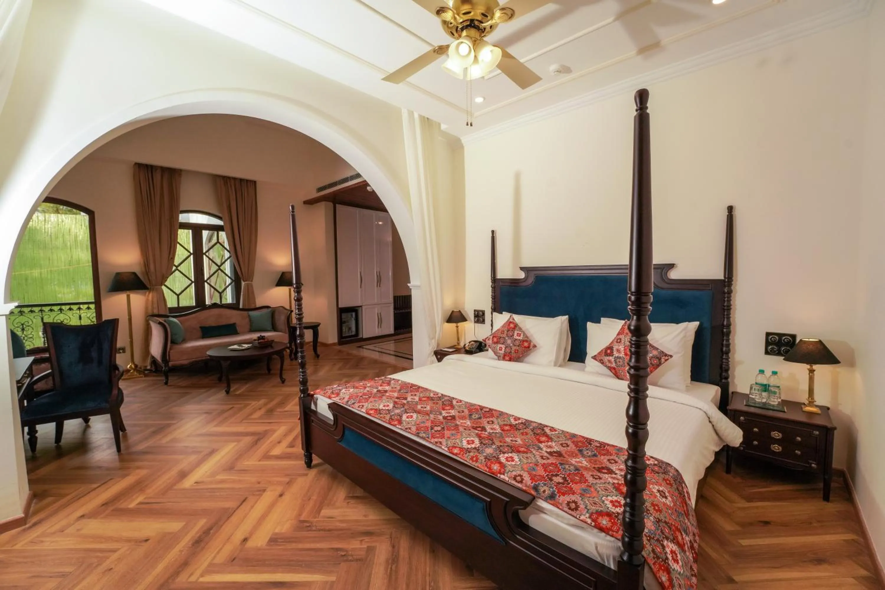 Bed in Infinitea Dakbunglow Palampur