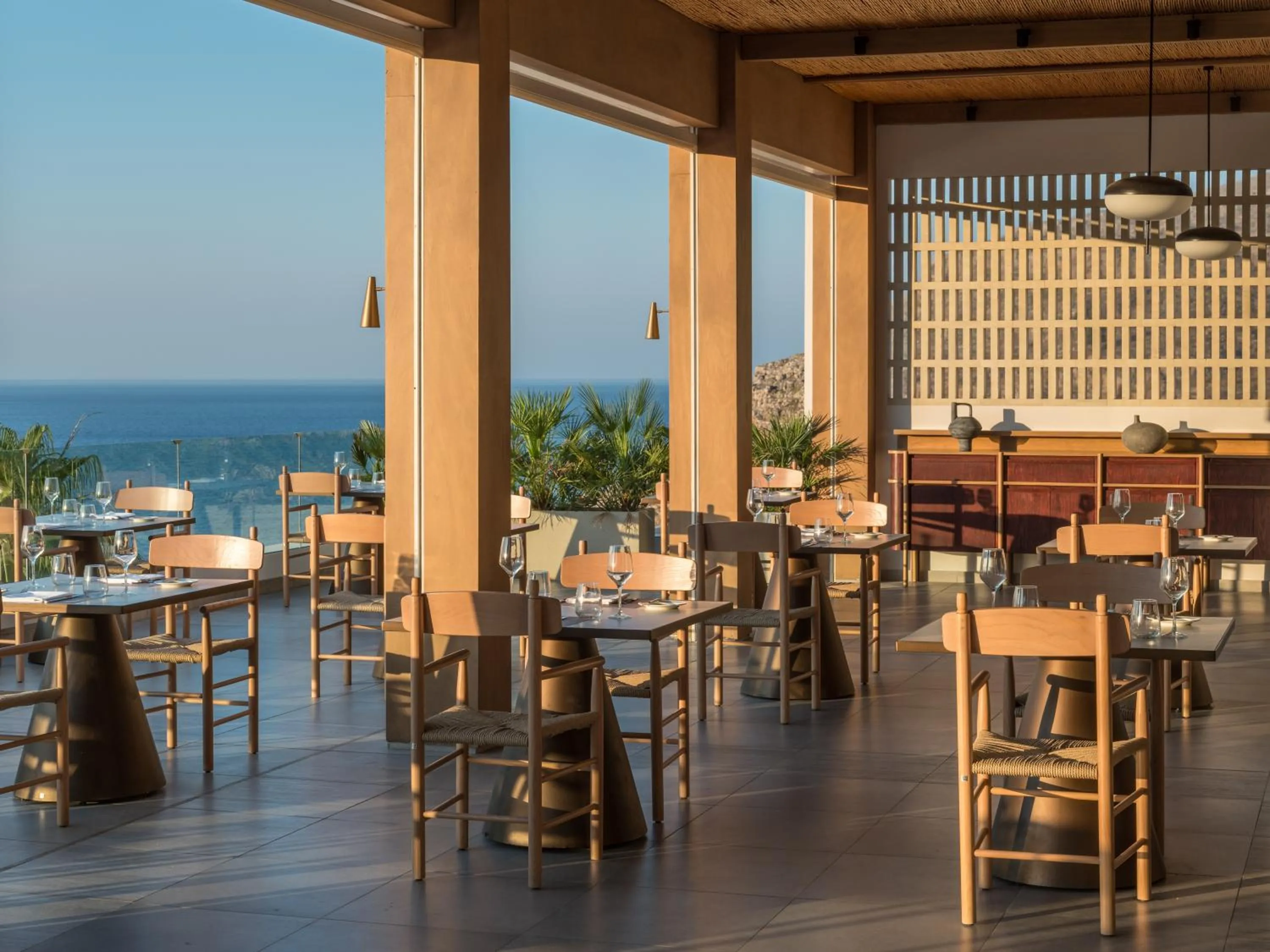 Restaurant/places to eat in Lindos Mare, Seaside Hotel