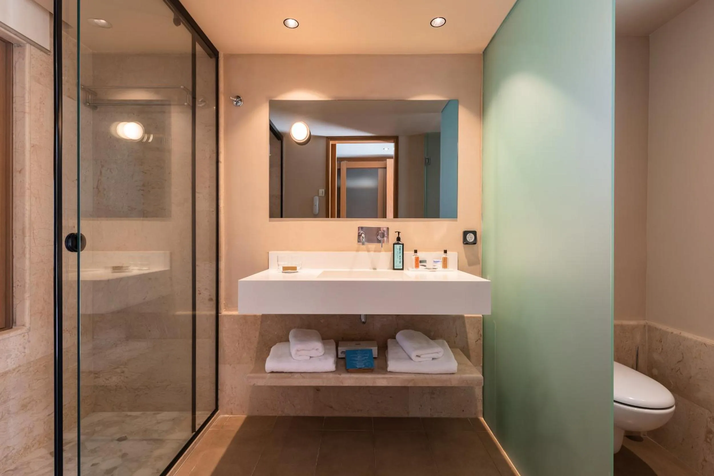 Bathroom in Lindos Mare, Seaside Hotel