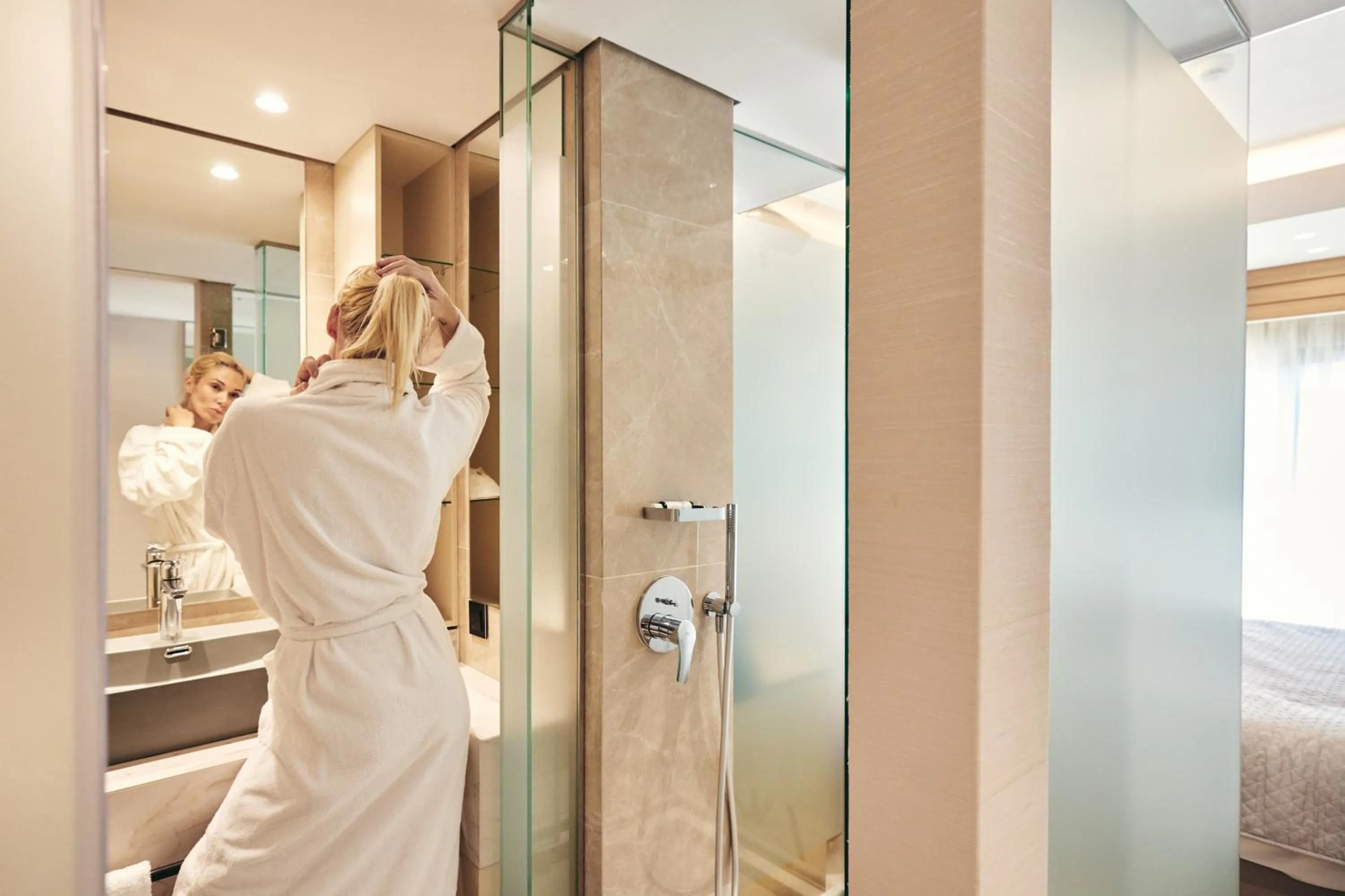 Bathroom in Mediterranean Hotel