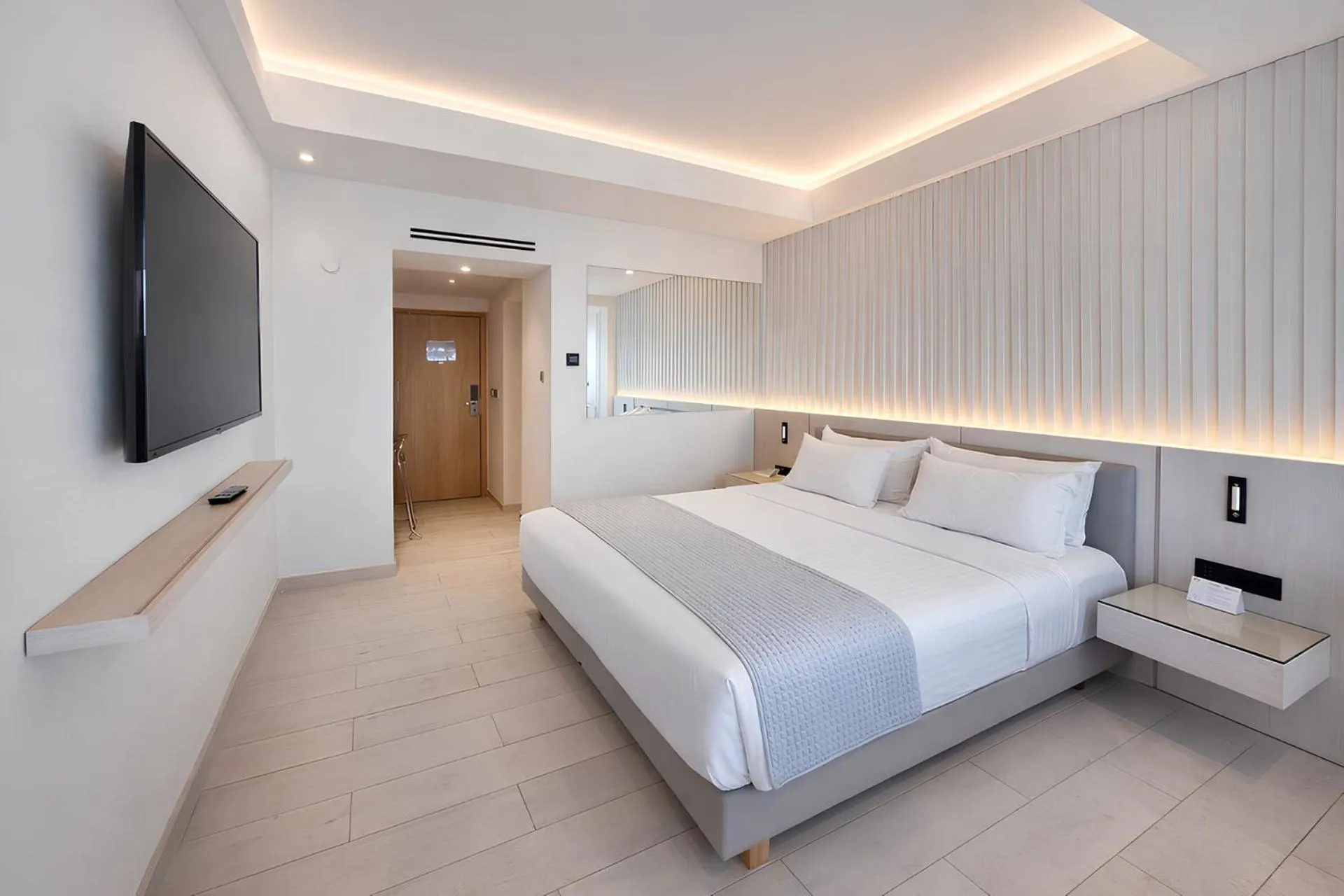 Bed in Mediterranean Hotel