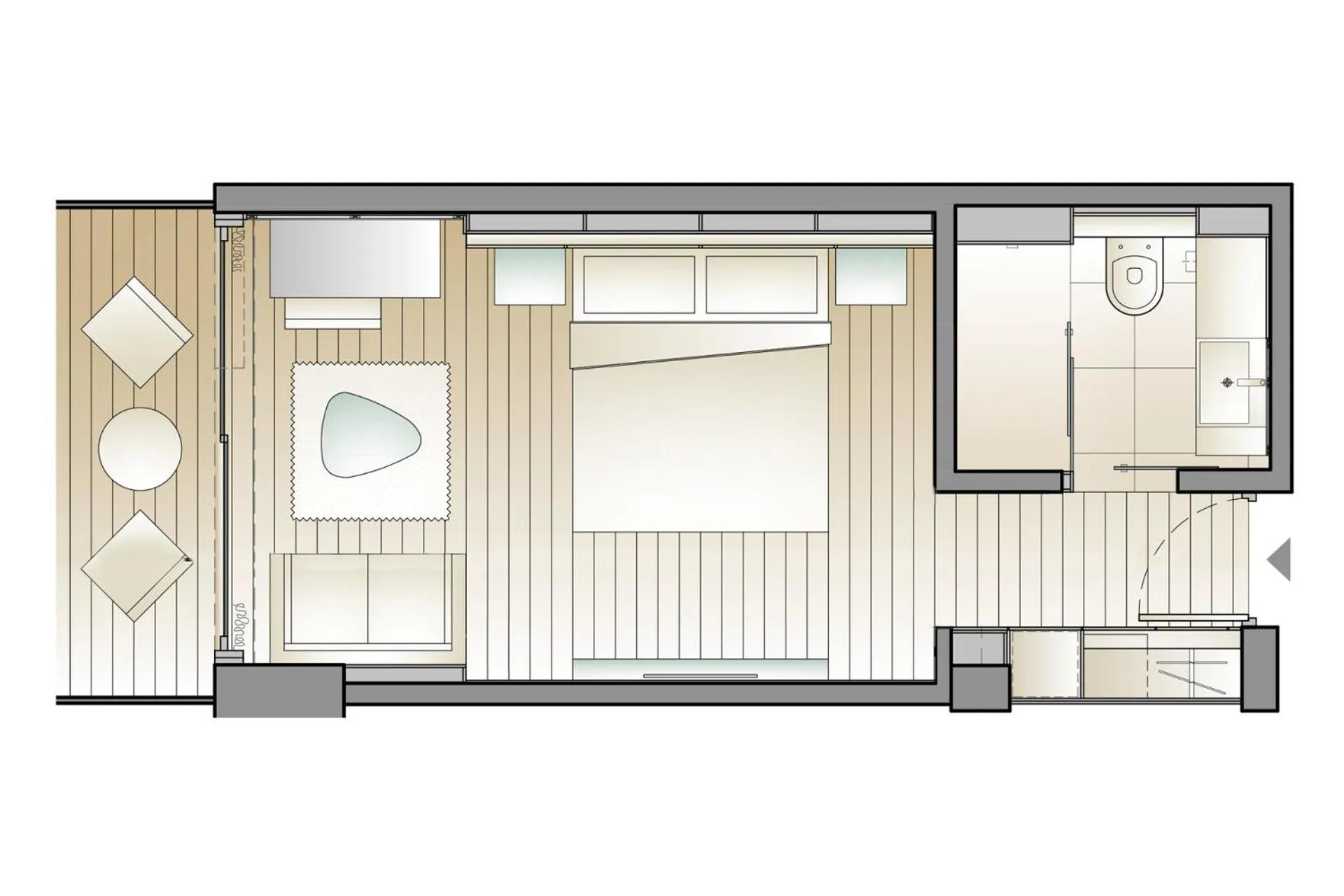 Floor plan in Mediterranean Hotel