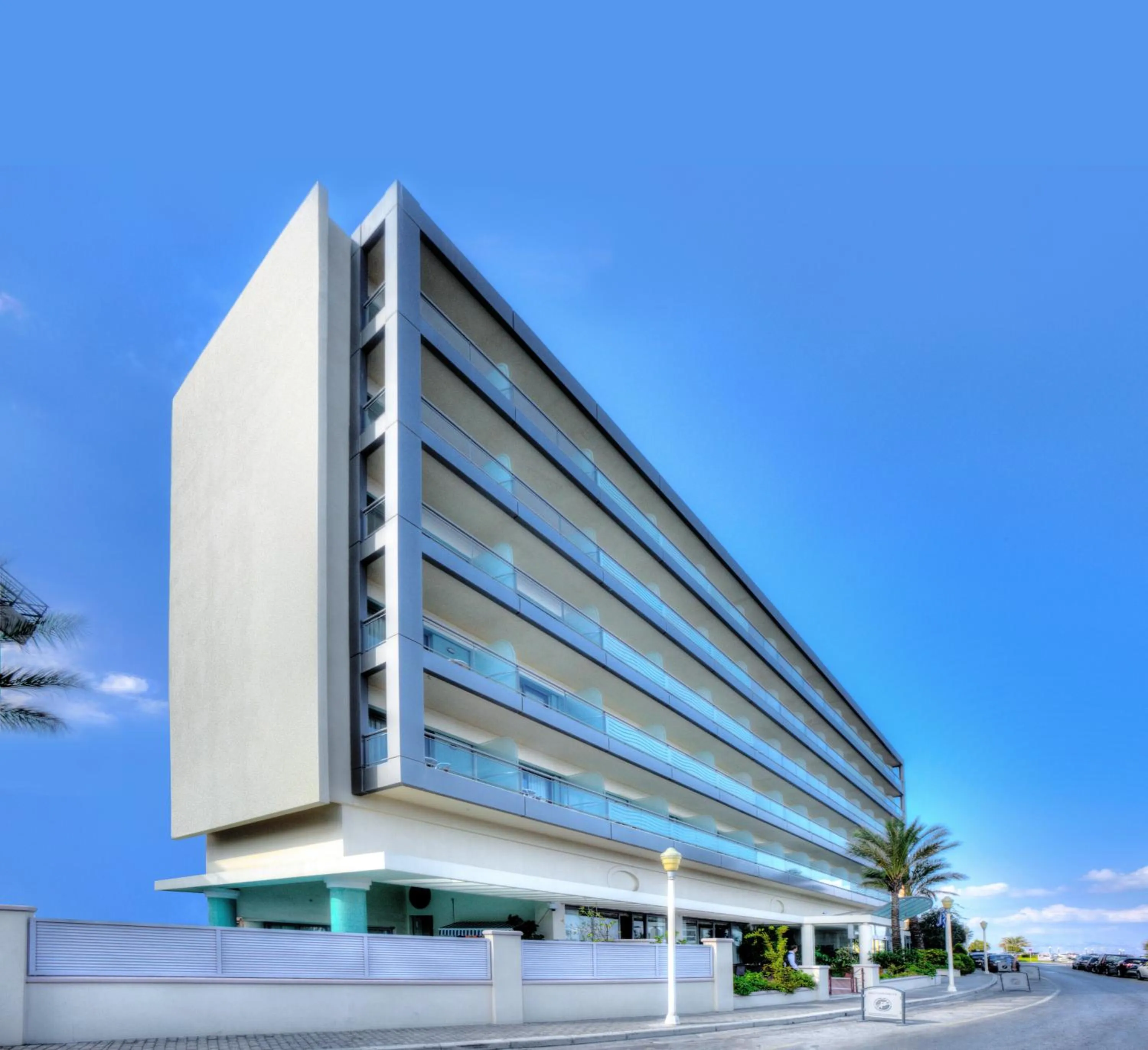 Property building in Mediterranean Hotel