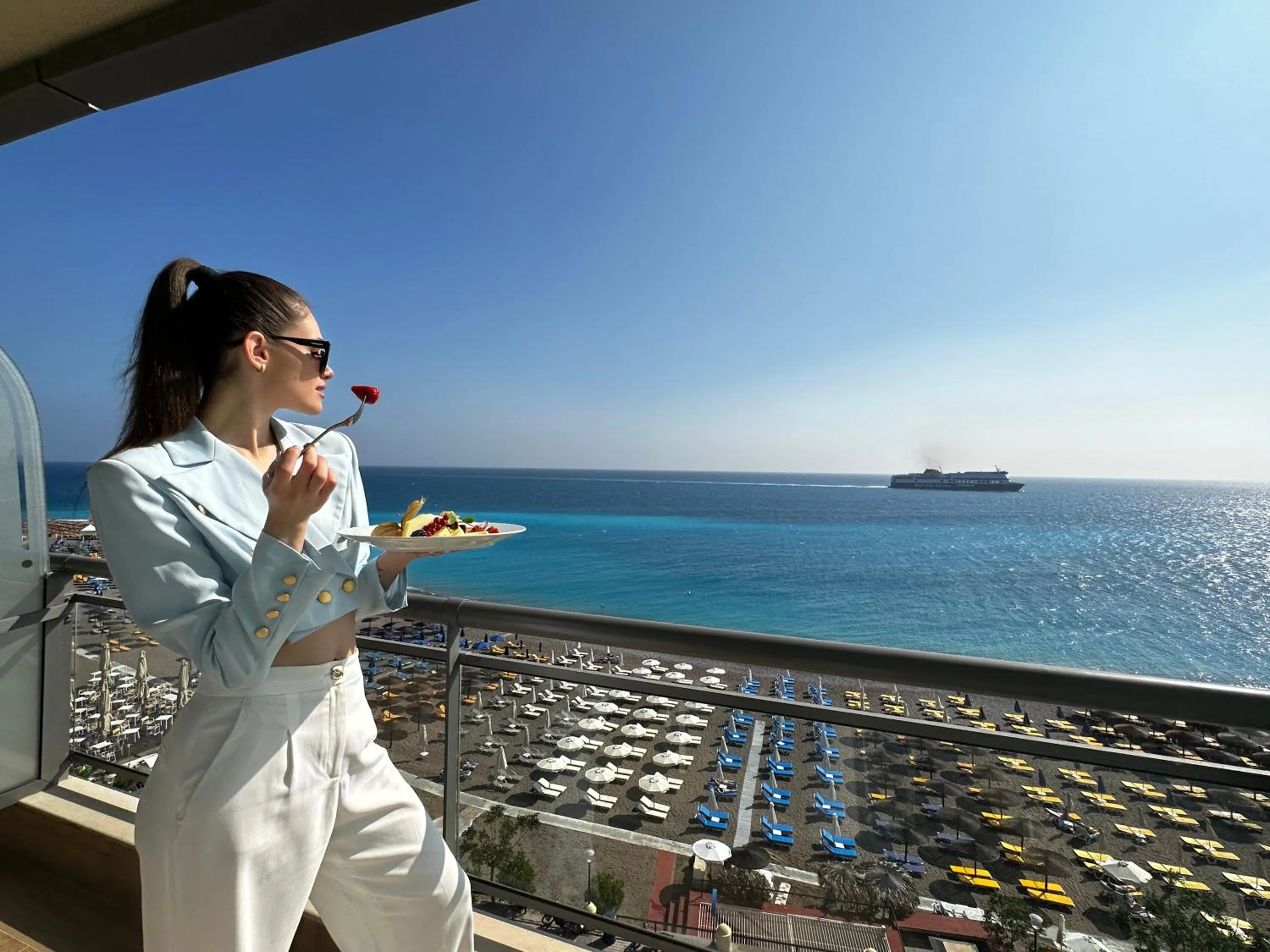 Sea view in Mediterranean Hotel