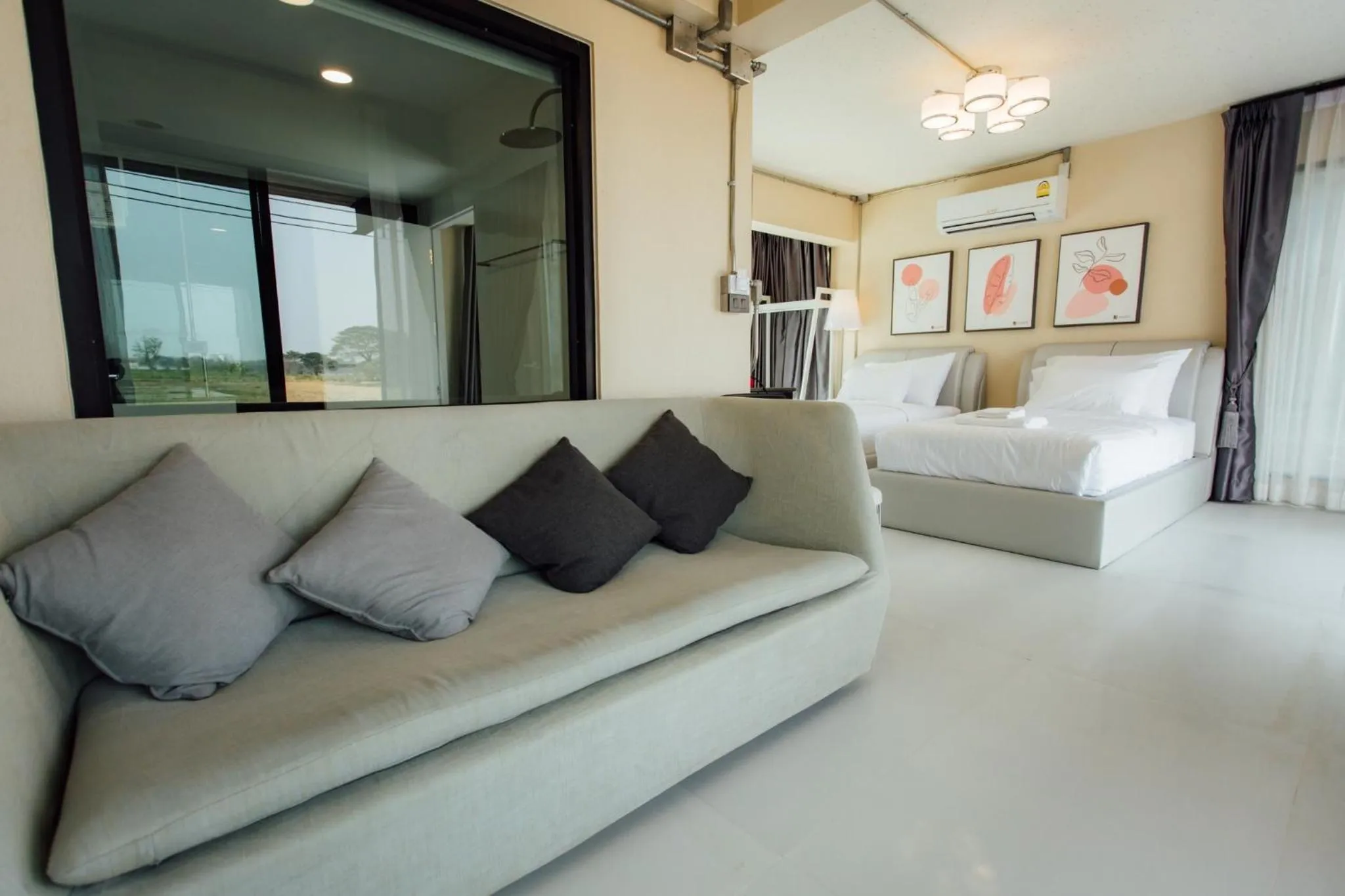 Living room in KEPT Cabana เคปท์ คาบานา