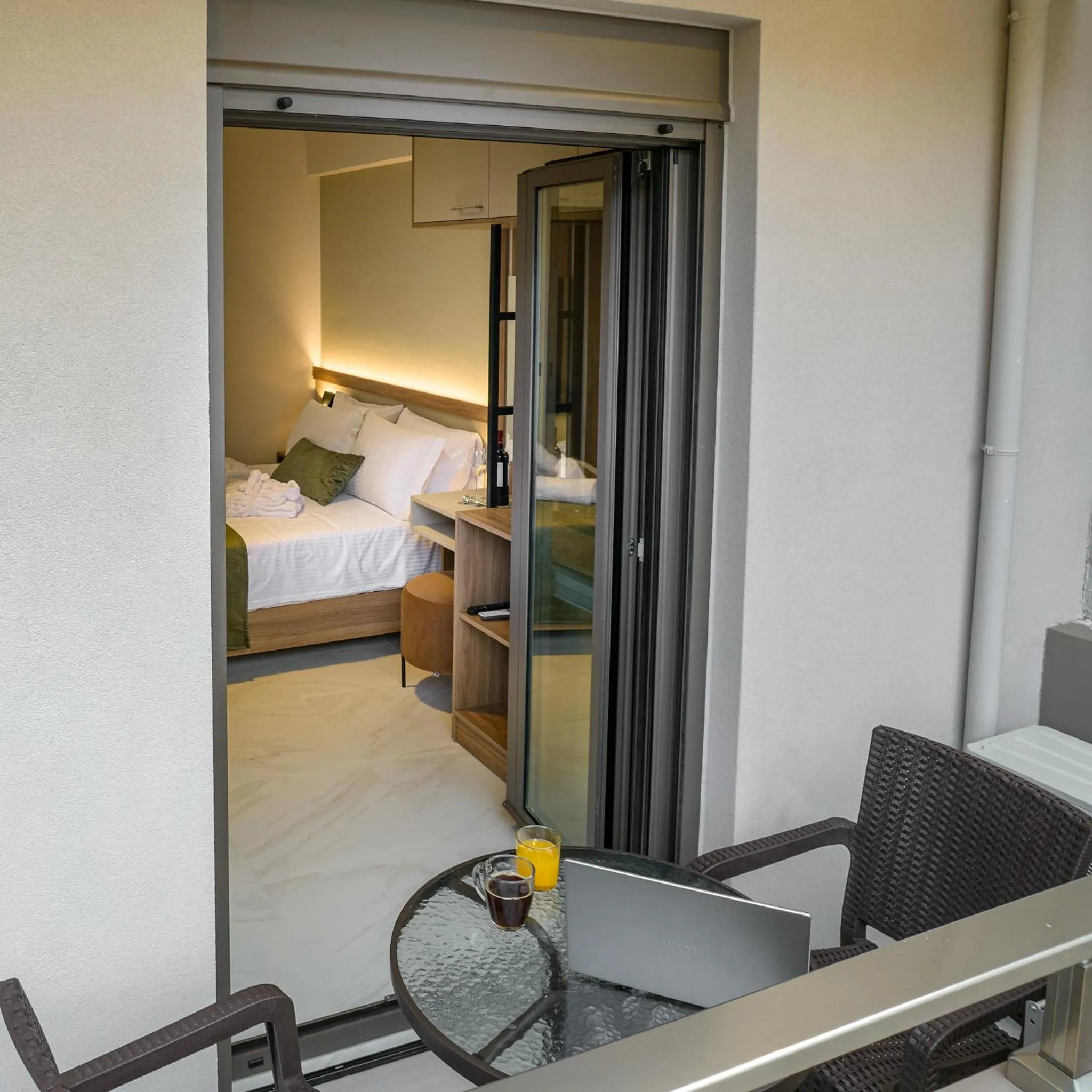 Bed in Ruby Luxury Suites