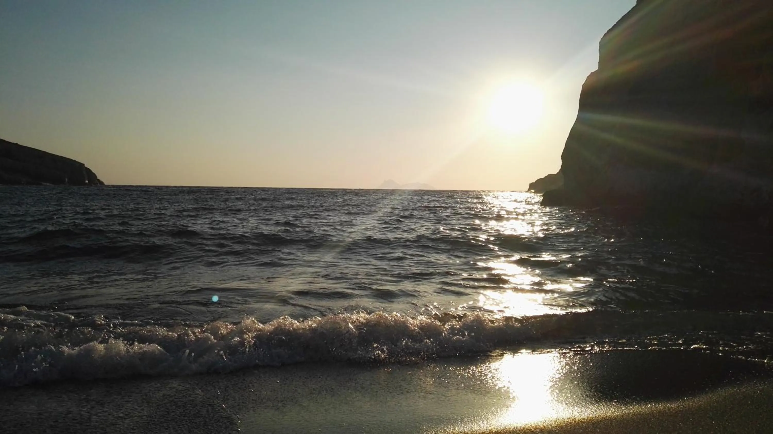 Sunrise in Dimitris Villa Hotel