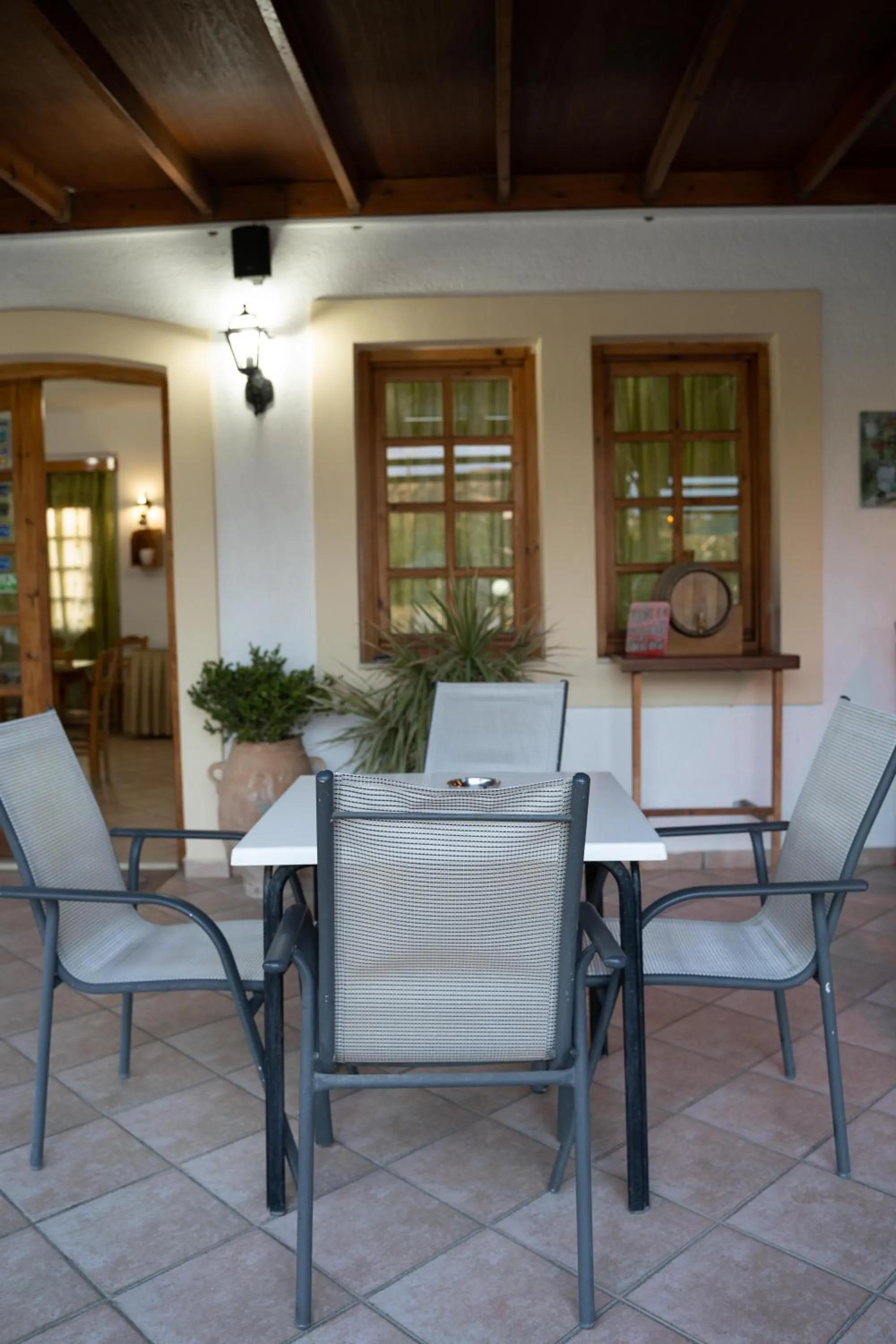 Patio in Dimitris Villa Hotel