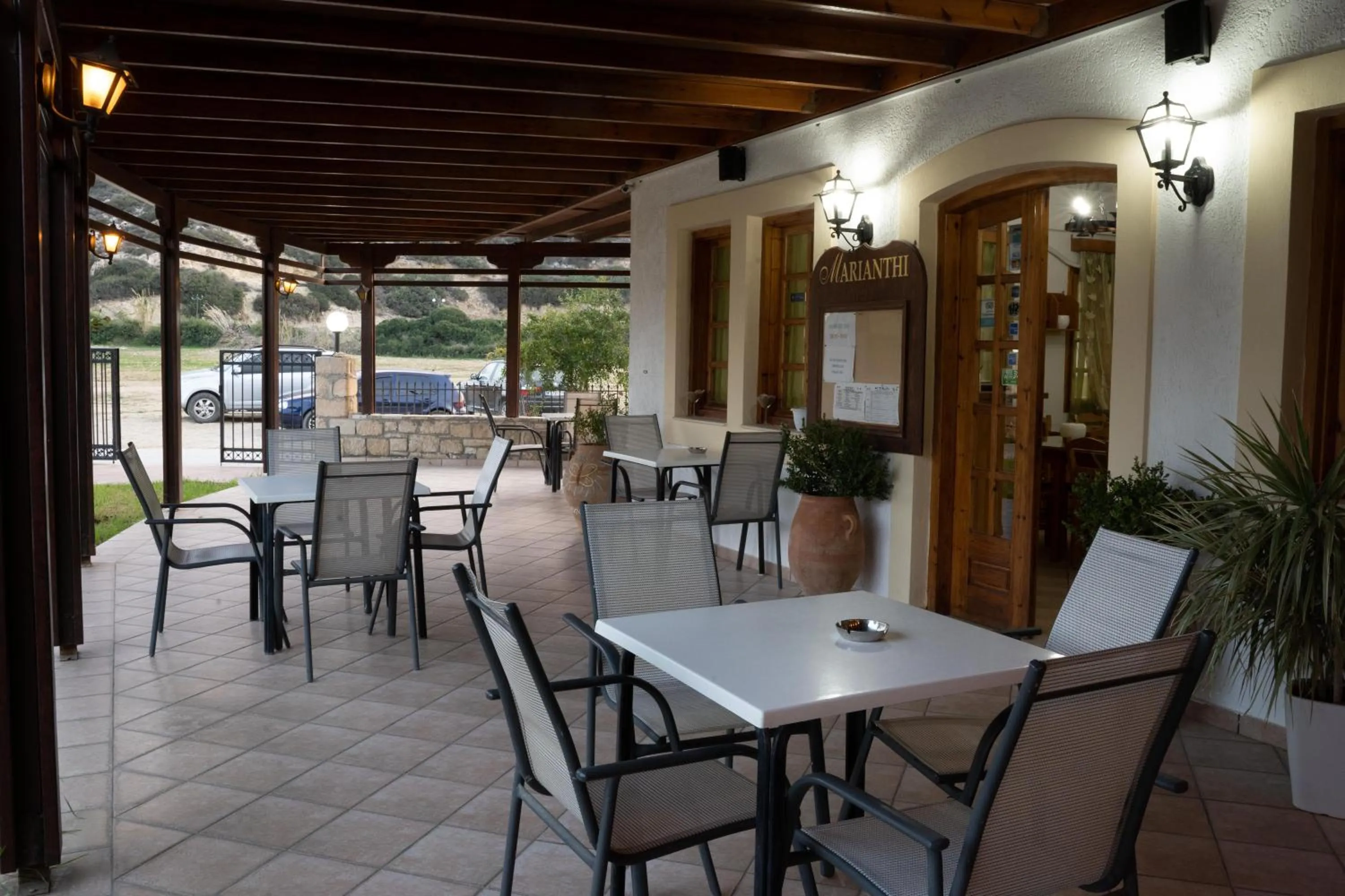 Restaurant/places to eat in Dimitris Villa Hotel