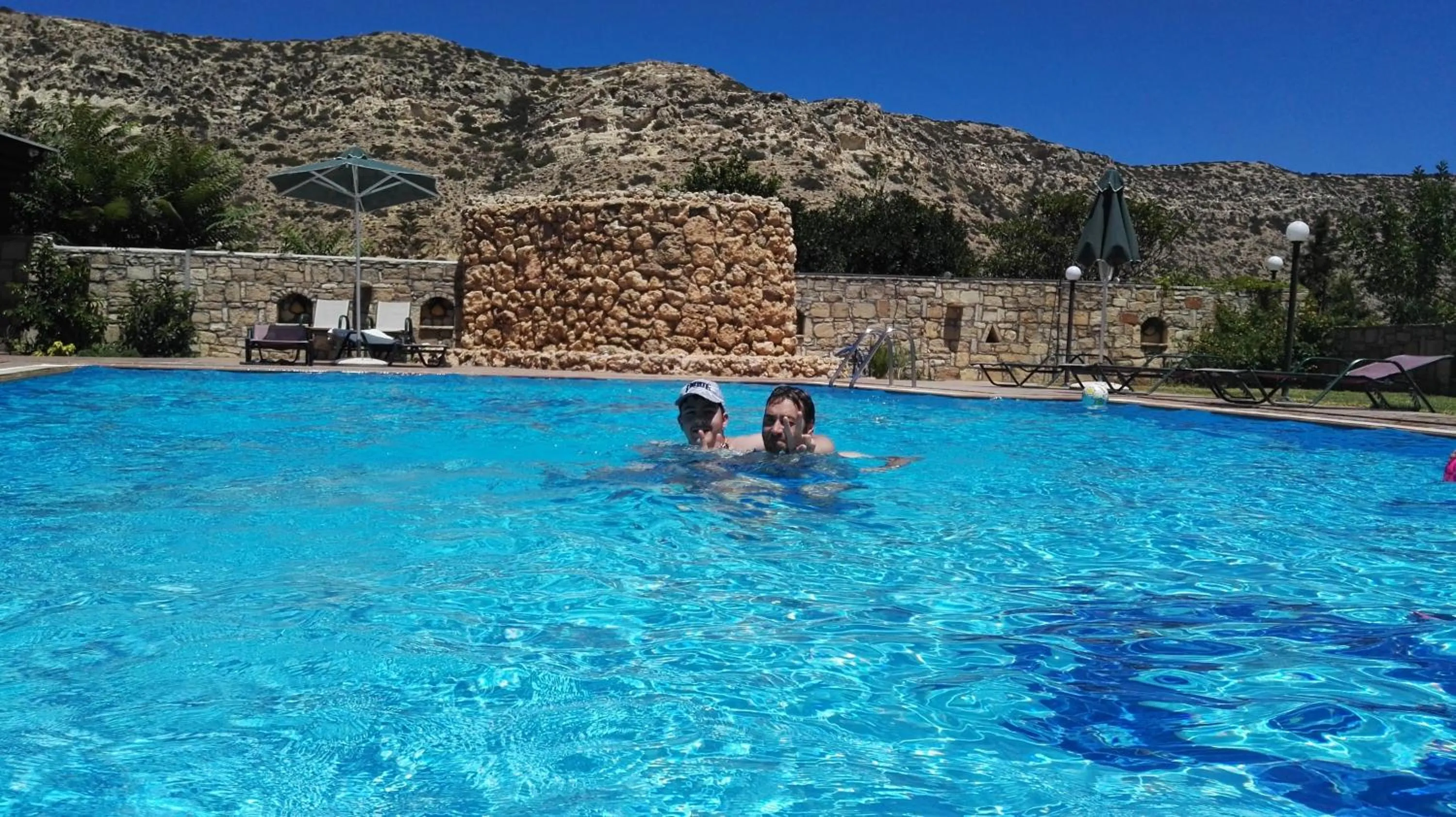 Swimming pool in Dimitris Villa Hotel
