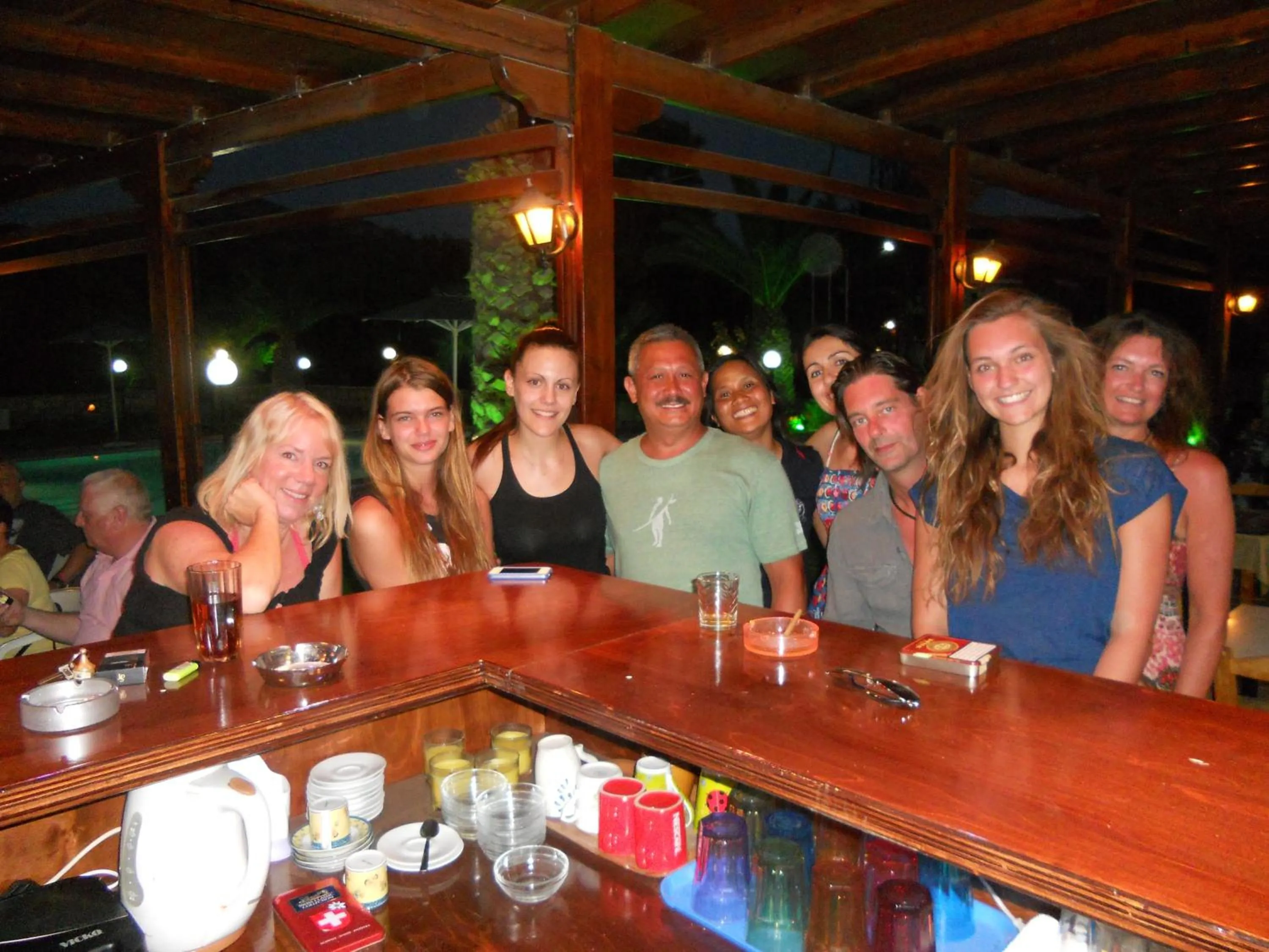 People in Dimitris Villa Hotel