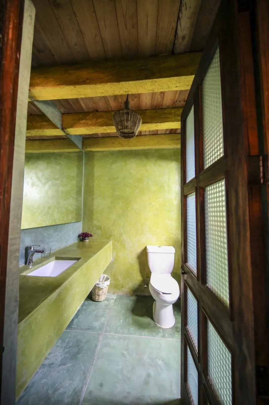 Bathroom in Huayápam Yù'ú Lodge