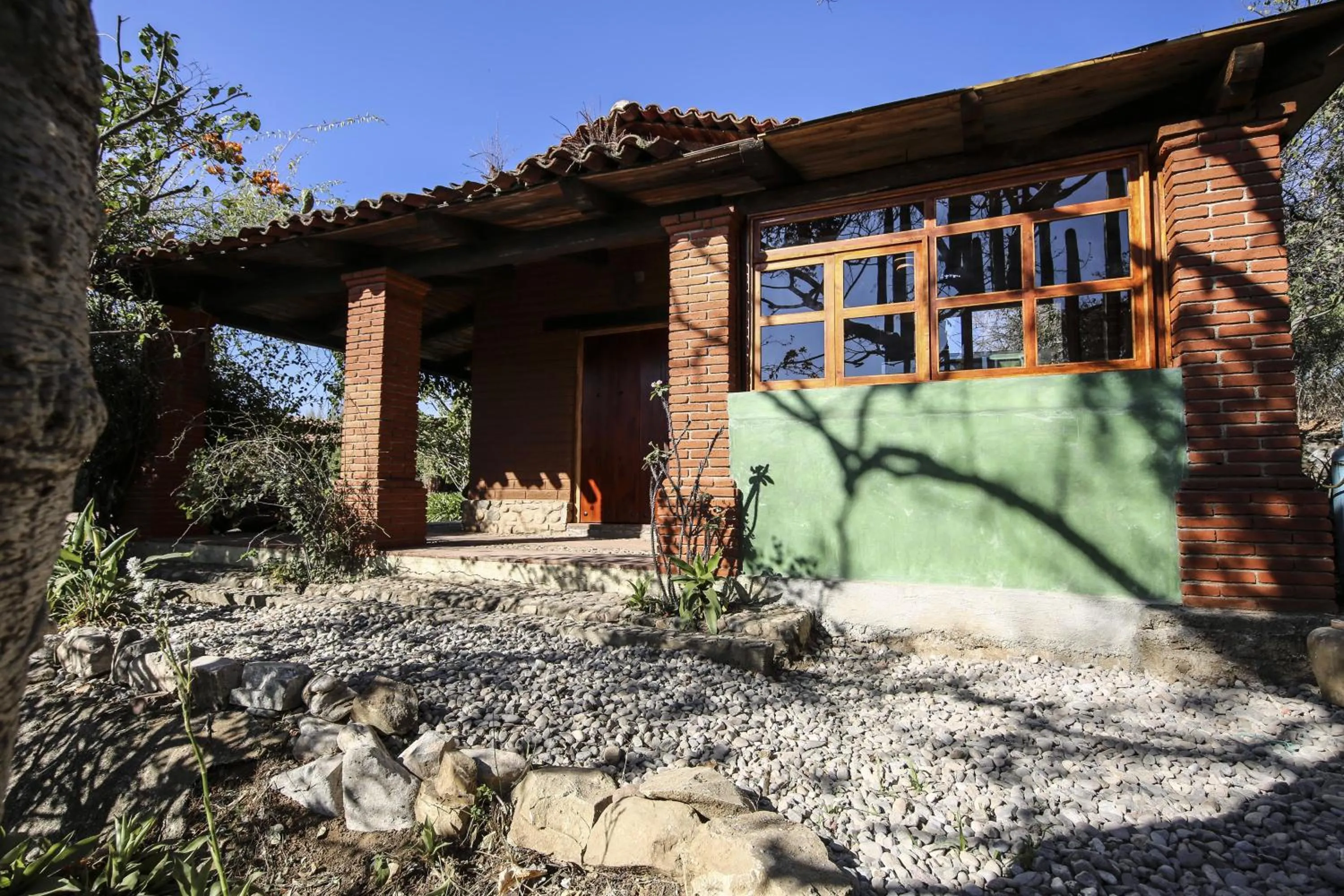 Garden in Huayápam Yù'ú Lodge