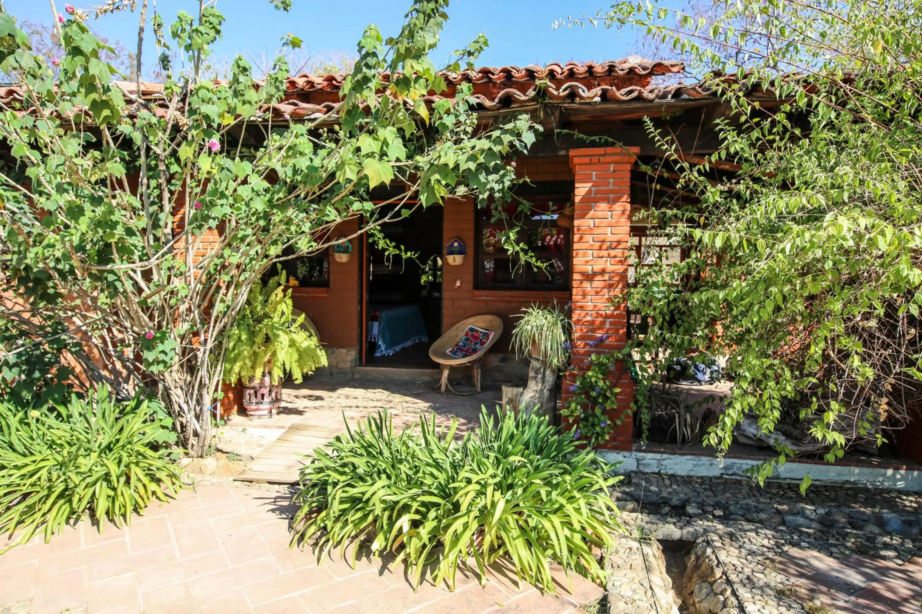Patio in Huayápam Yù'ú Lodge