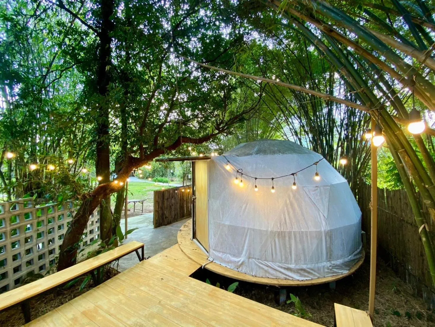 Patio in Baan Nai Baan Nok Resort