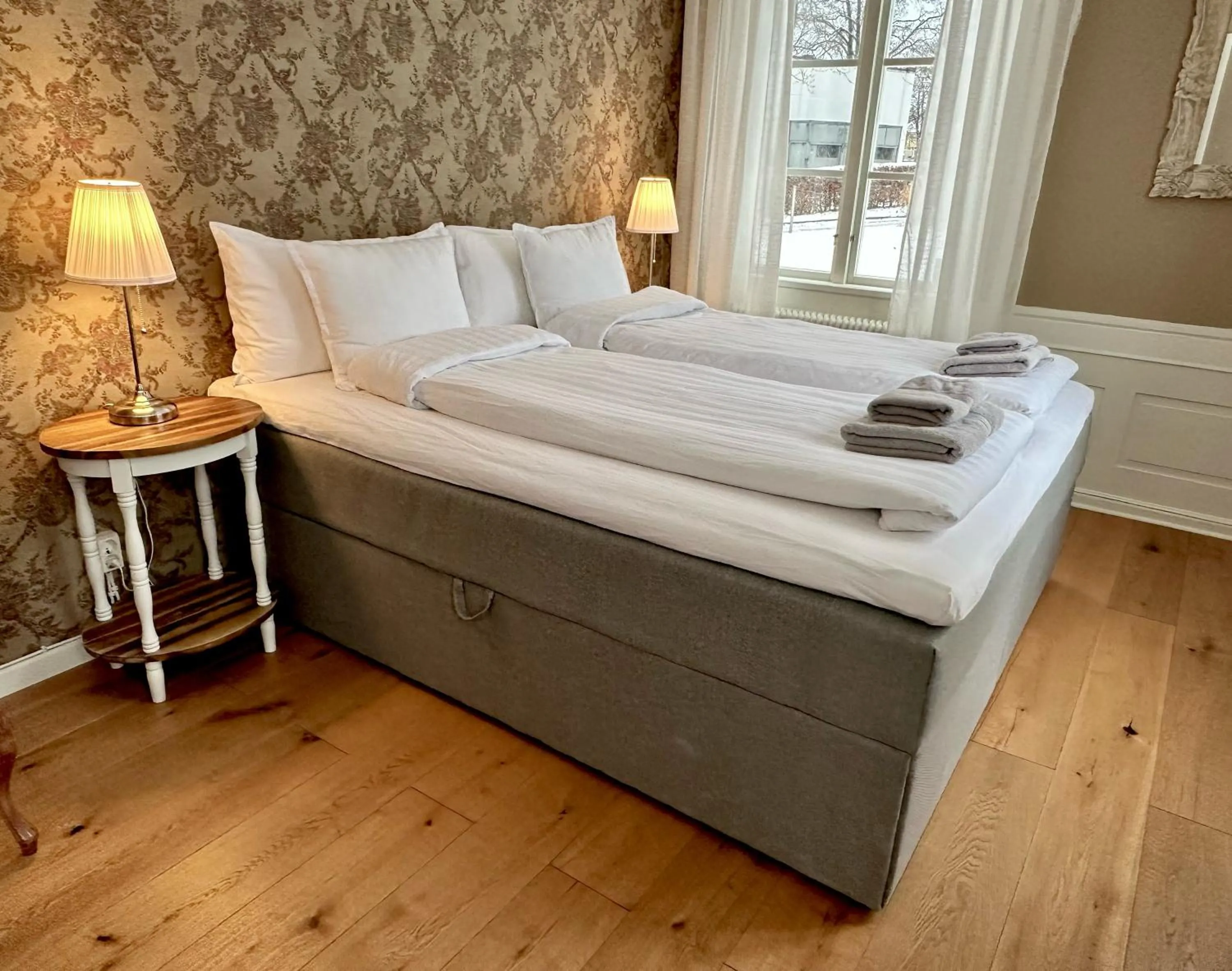 Bed in Kinna Bed & Breakfast