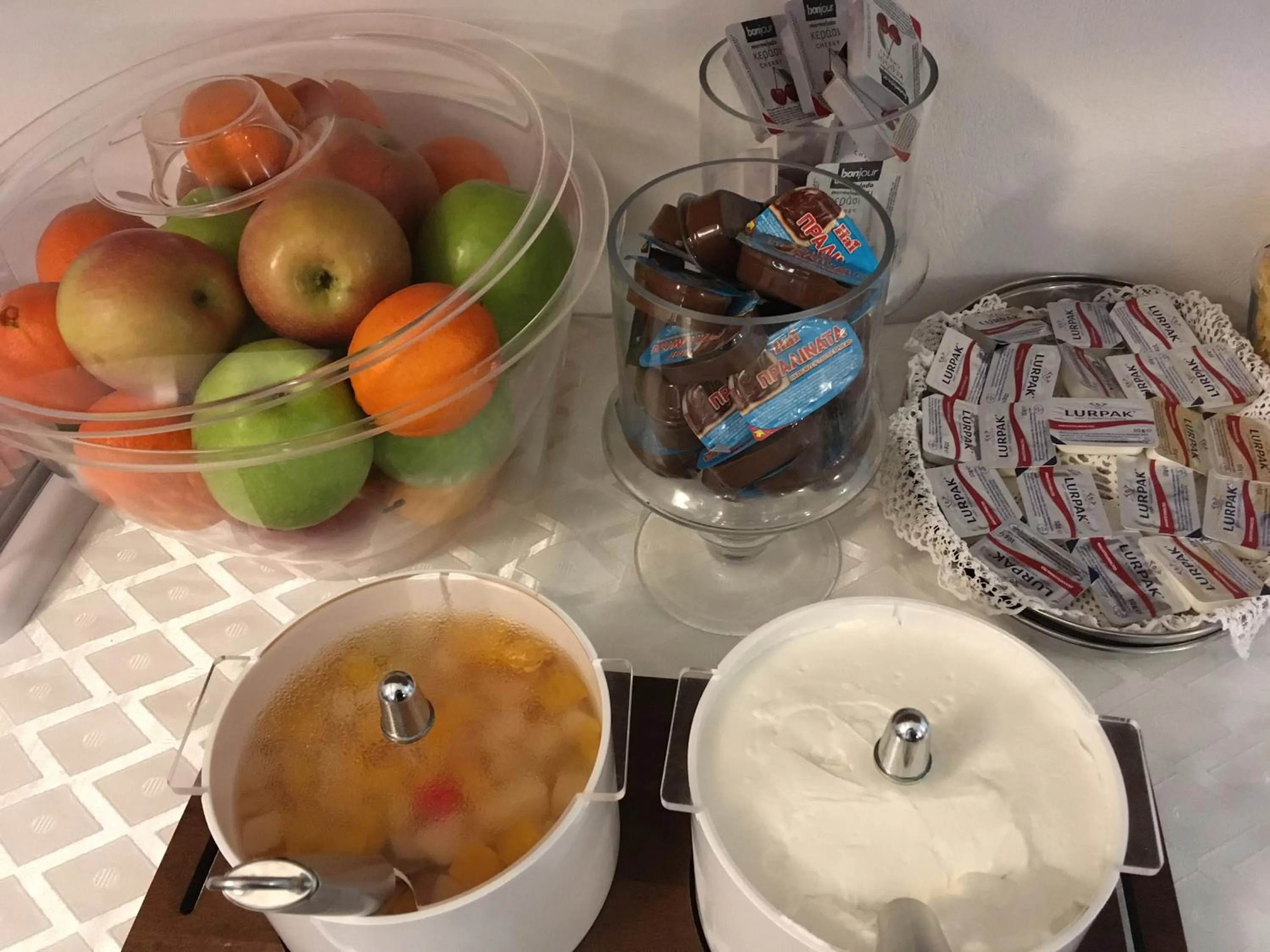 Buffet breakfast in Irigeneia Hotel