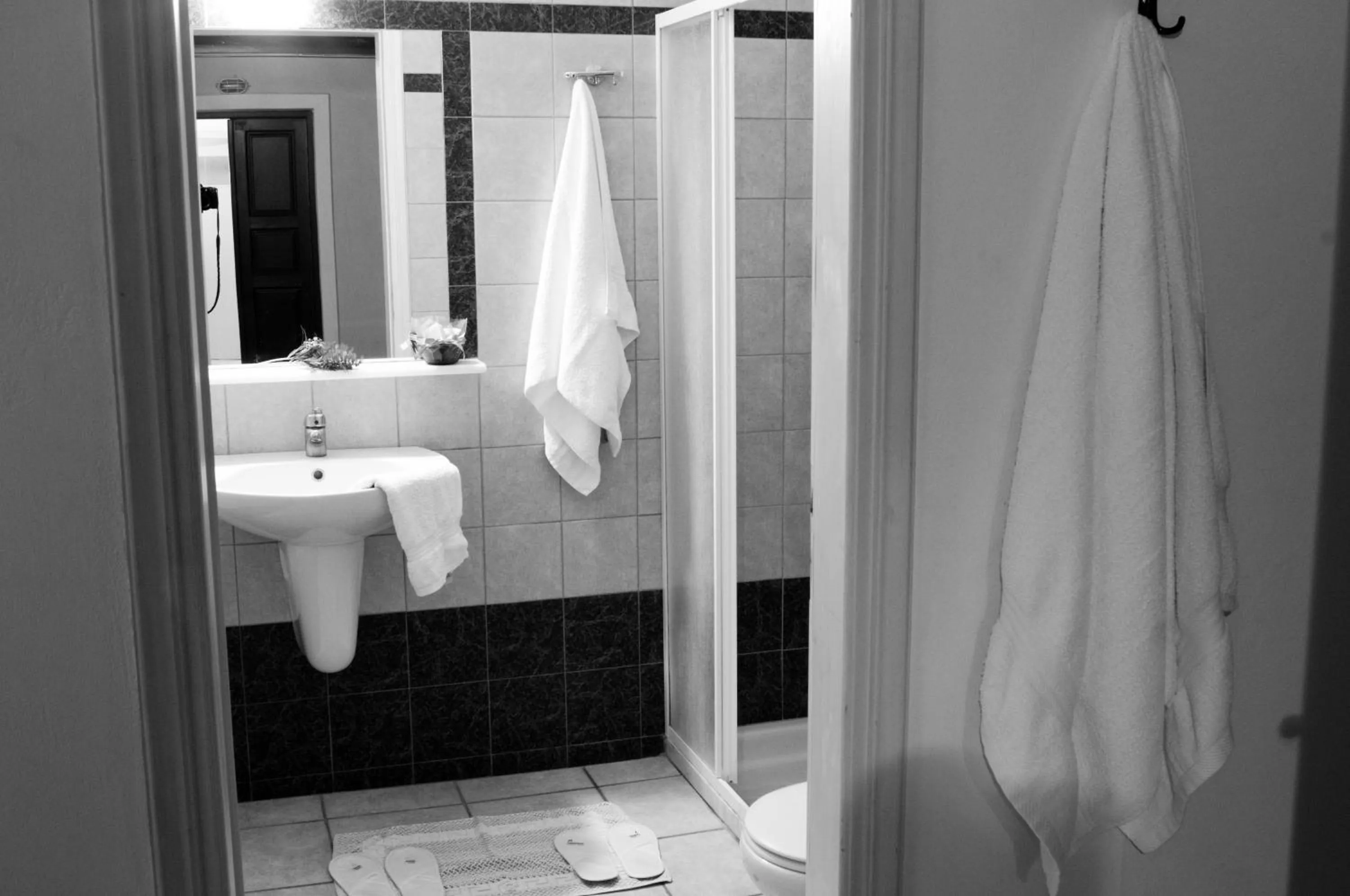 Bathroom in Irigeneia Hotel