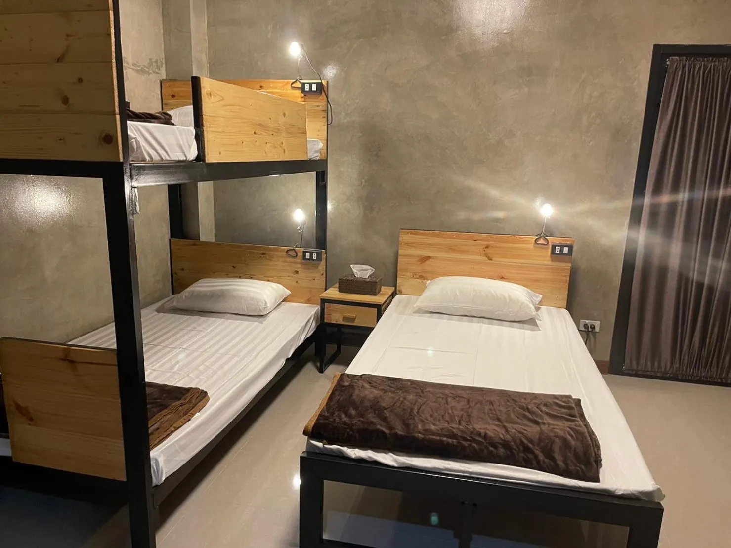 Bed in Yaowarate Sport Club and Resort ไร่เยาวเรศ