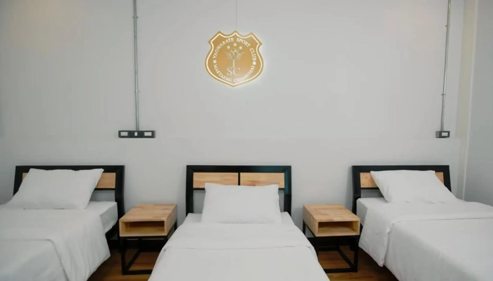 Bed in Yaowarate Sport Club and Resort ไร่เยาวเรศ