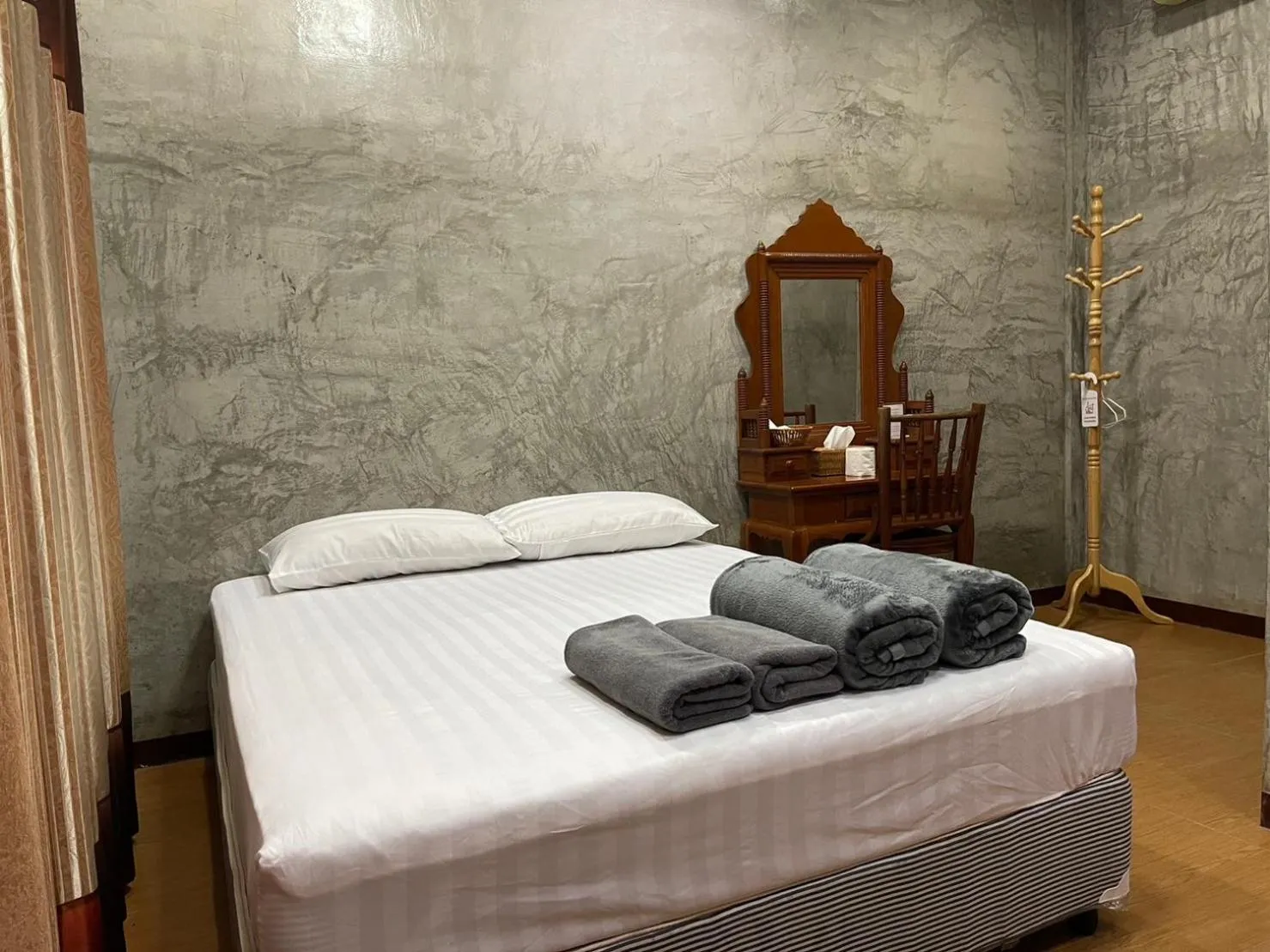 Bed in Yaowarate Sport Club and Resort ไร่เยาวเรศ