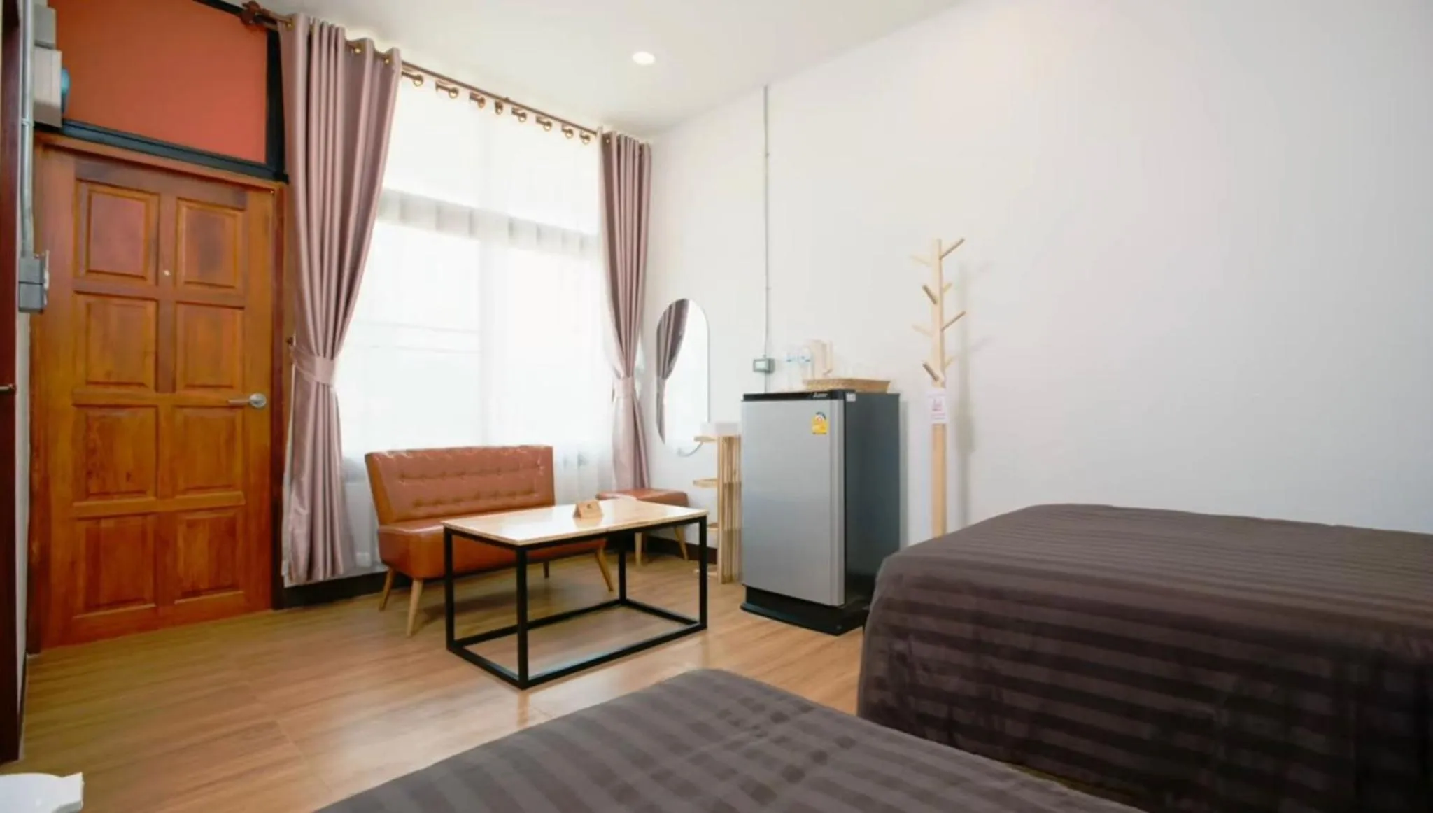 Seating area, Bed in Yaowarate Sport Club and Resort ไร่เยาวเรศ