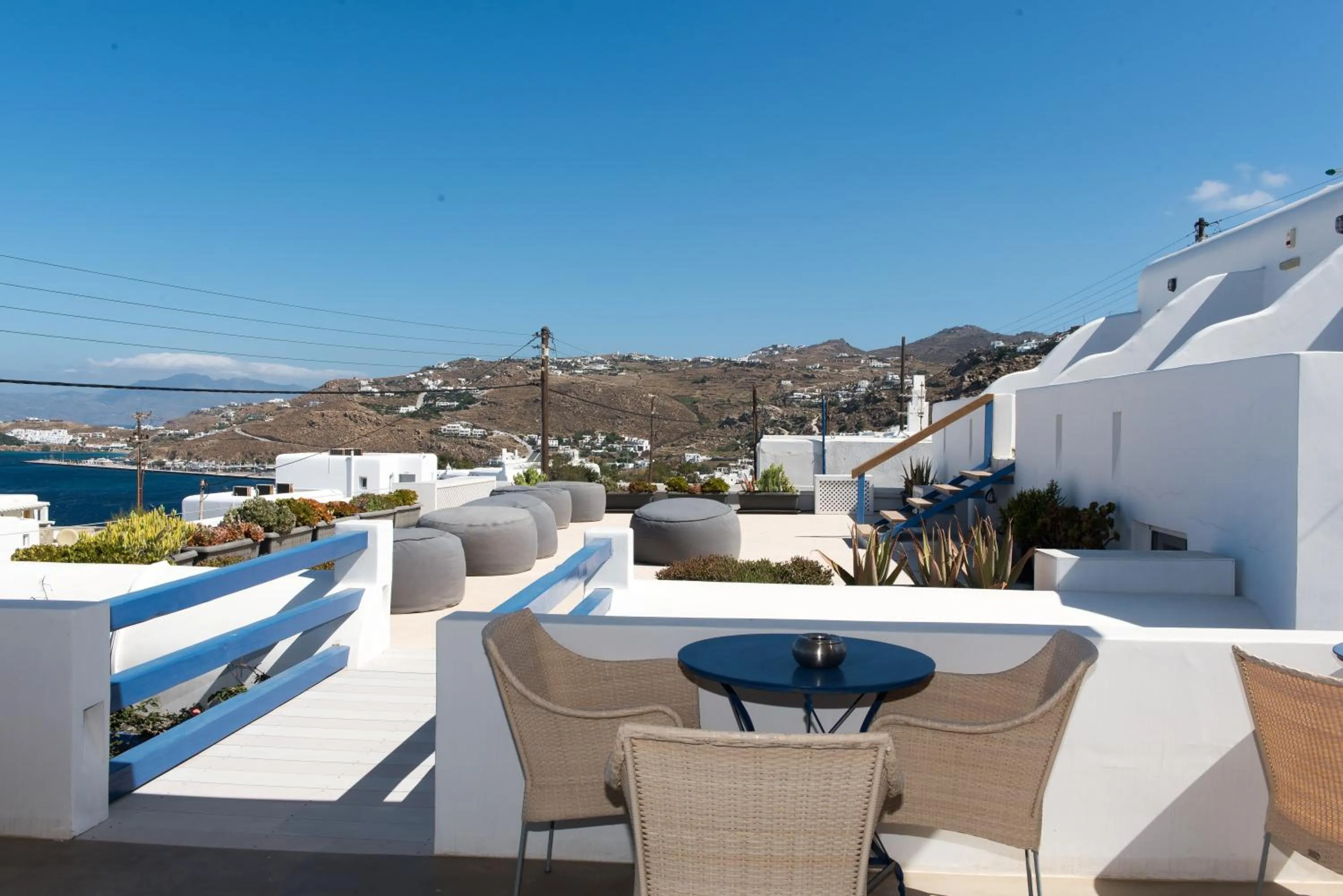 Patio in Hotel Spanelis